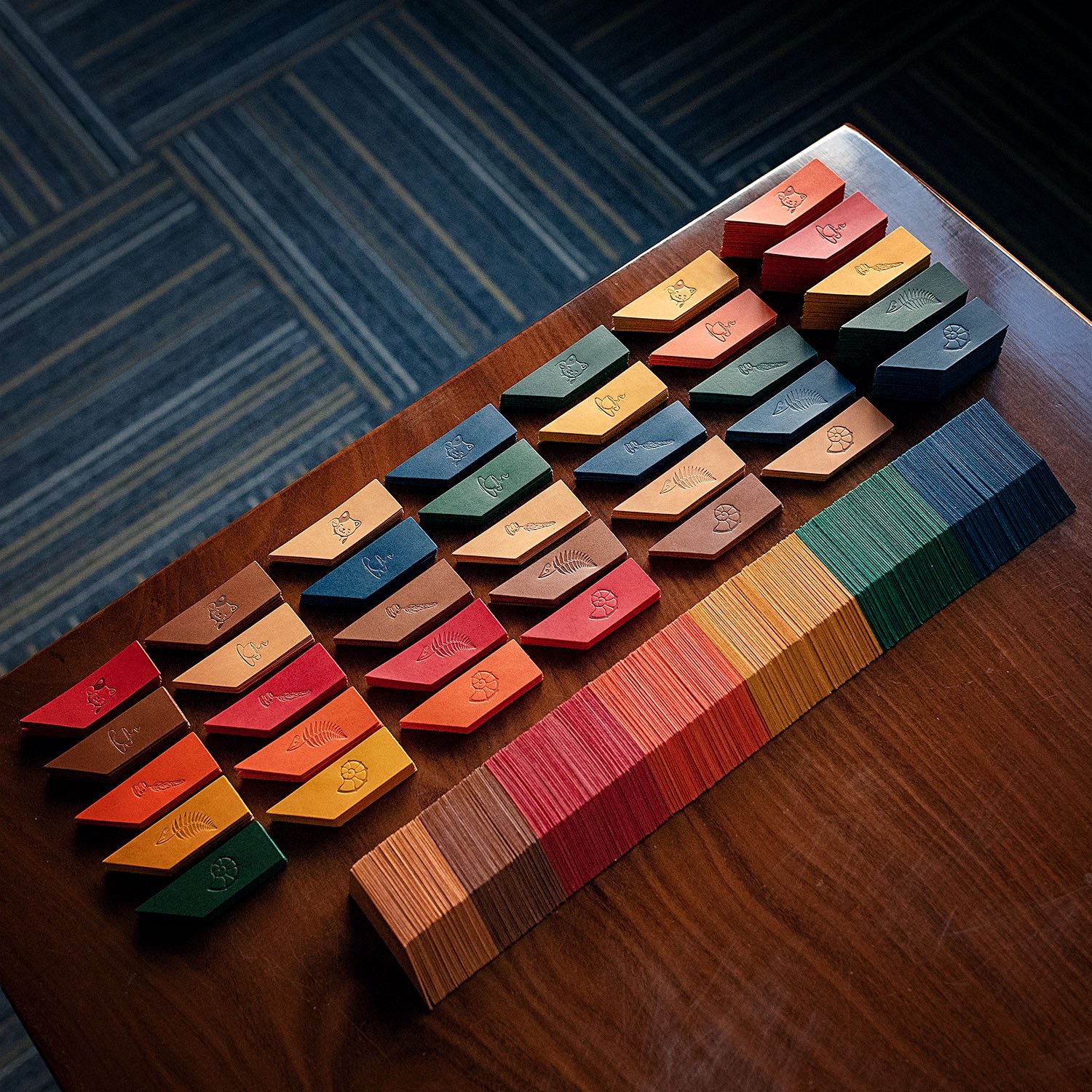 Ready made handmade leather goods collection