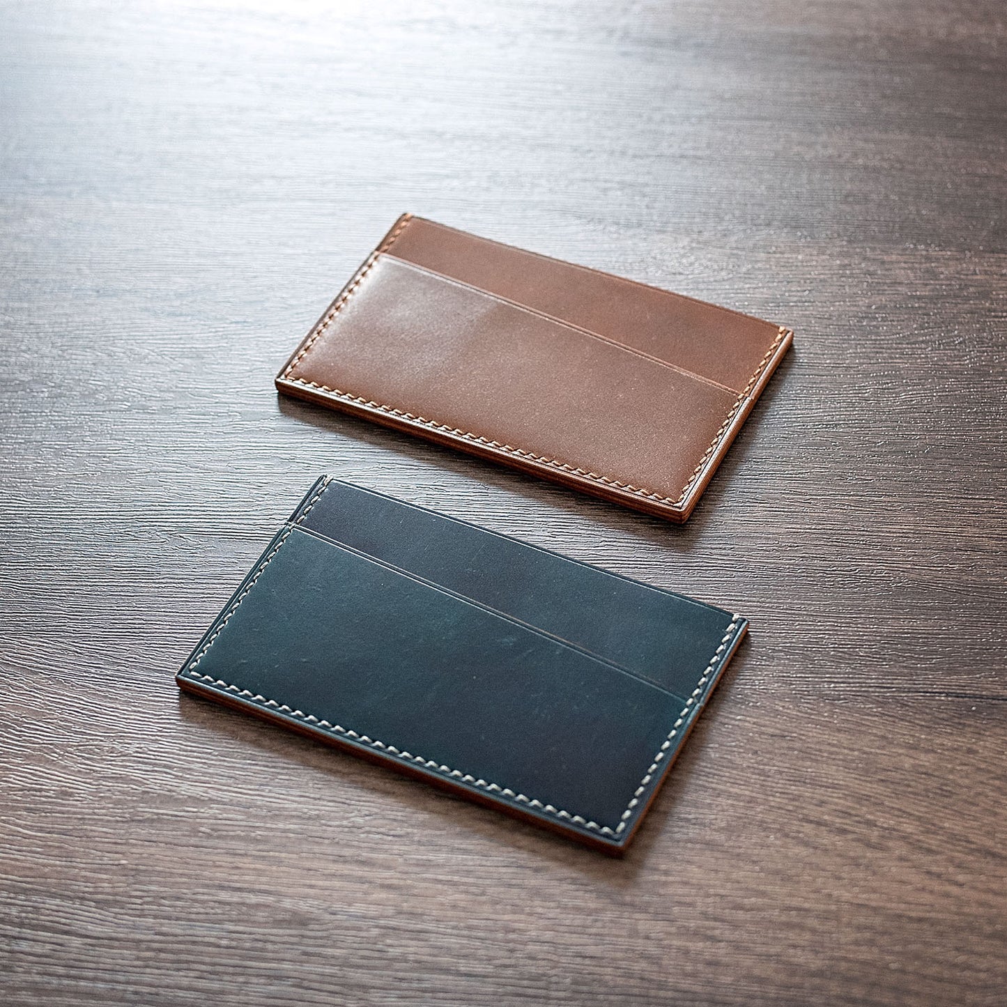 Horween Shell Cordovan Card Holder - Ready made