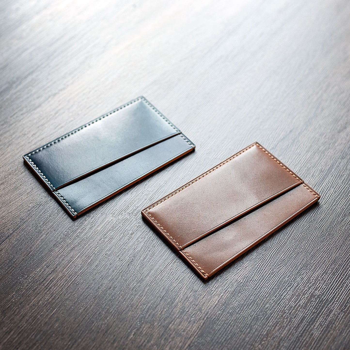 Horween Shell Cordovan Card Holder - Ready made