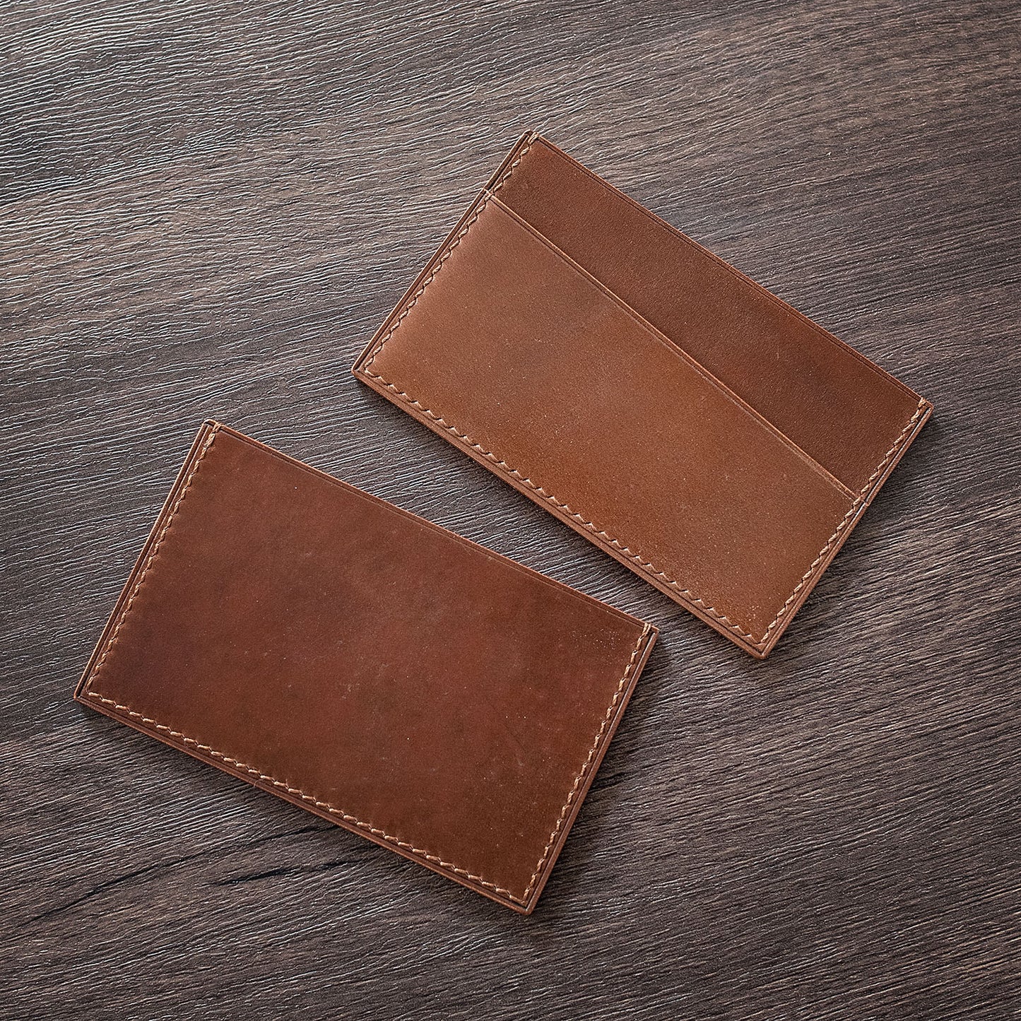 Horween Shell Cordovan Card Holder - Ready made
