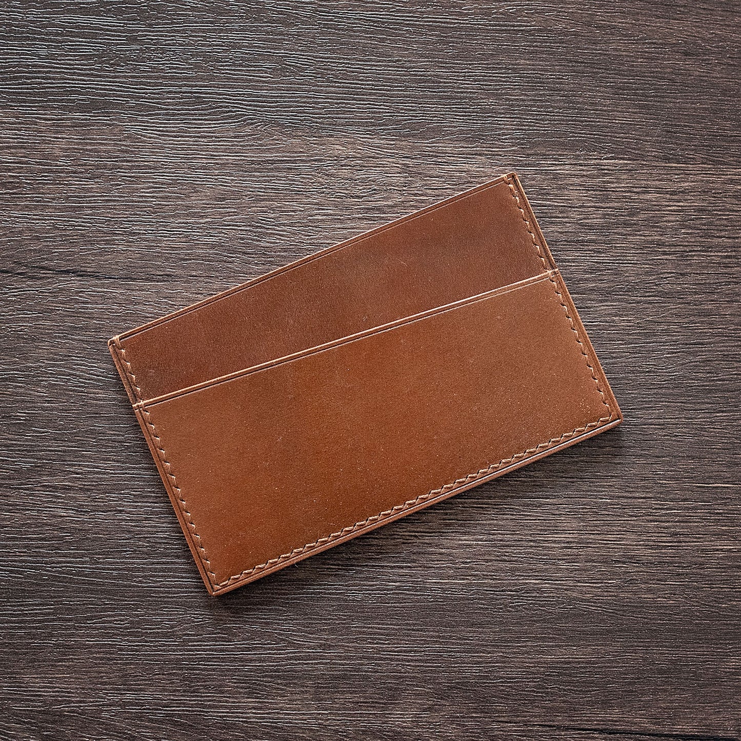 Horween Shell Cordovan Card Holder - Ready made