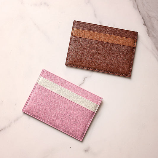 Chèvre Leather Double-Sided Card Holder | Ready Made