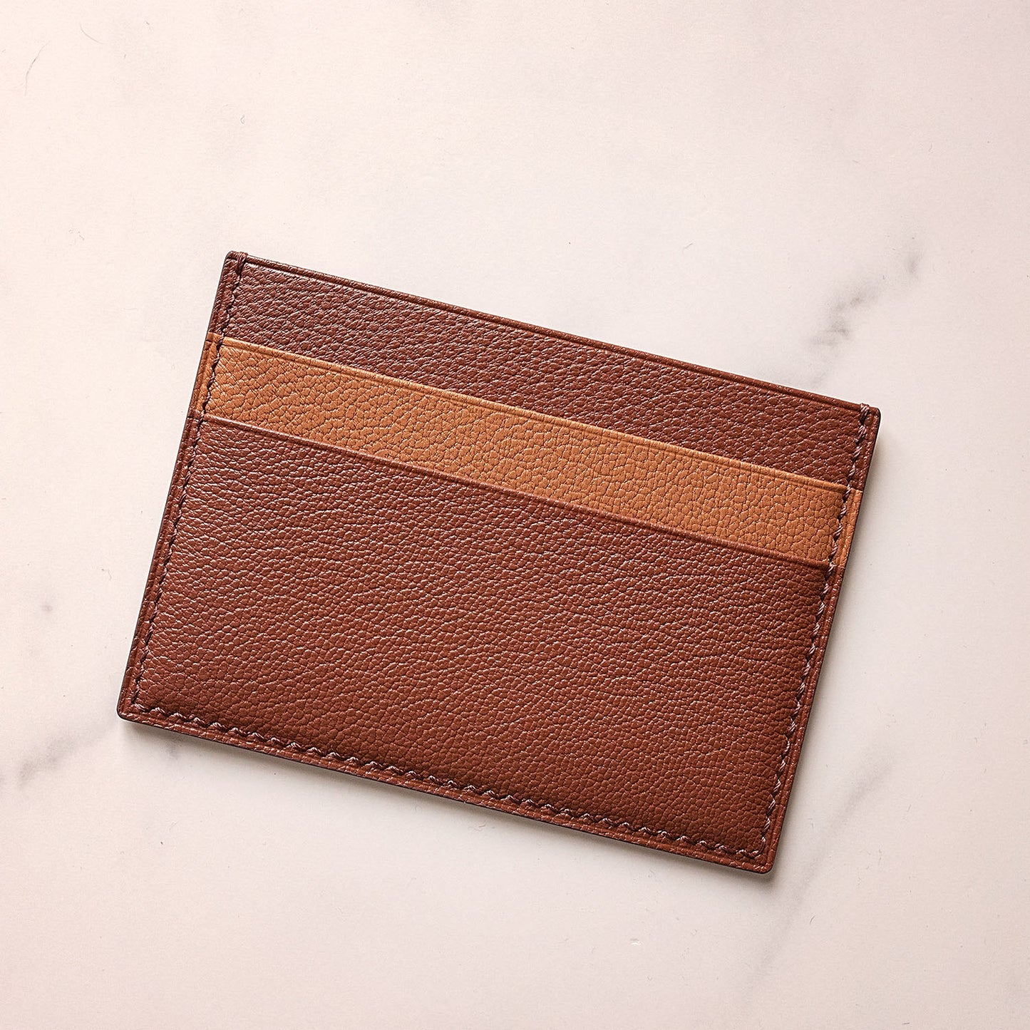 Chèvre Leather Double-Sided Card Holder | Ready Made