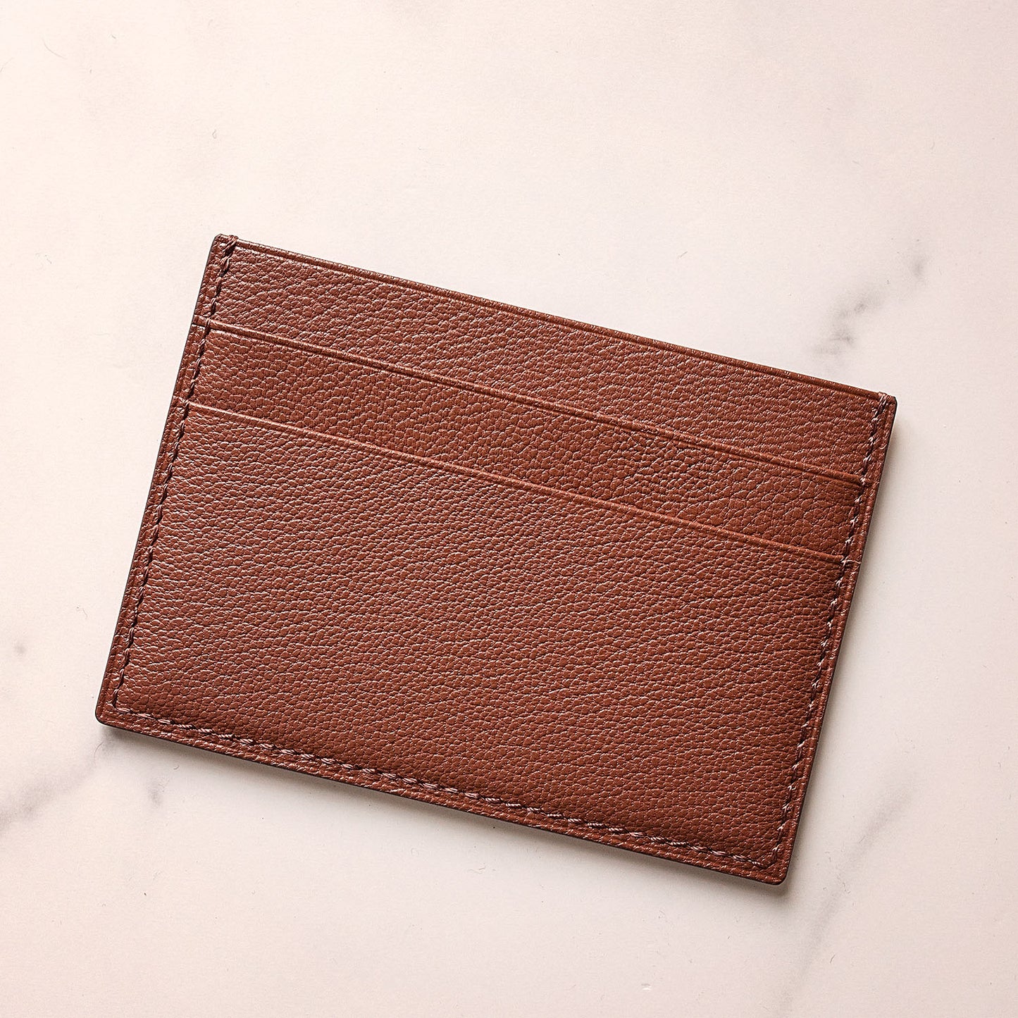 Chèvre Leather Double-Sided Card Holder | Ready Made