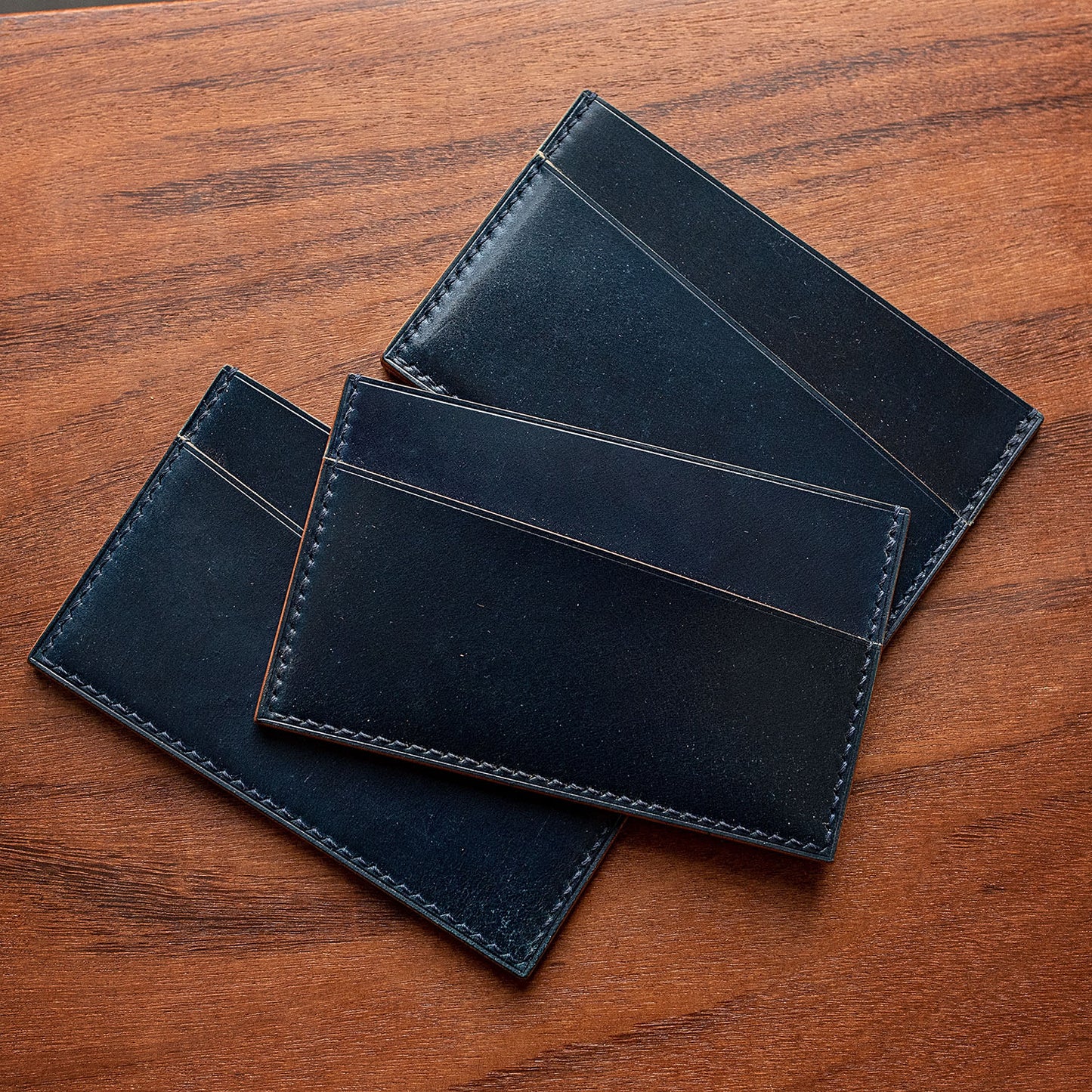 Horween Shell Cordovan Card Holder - Ready made