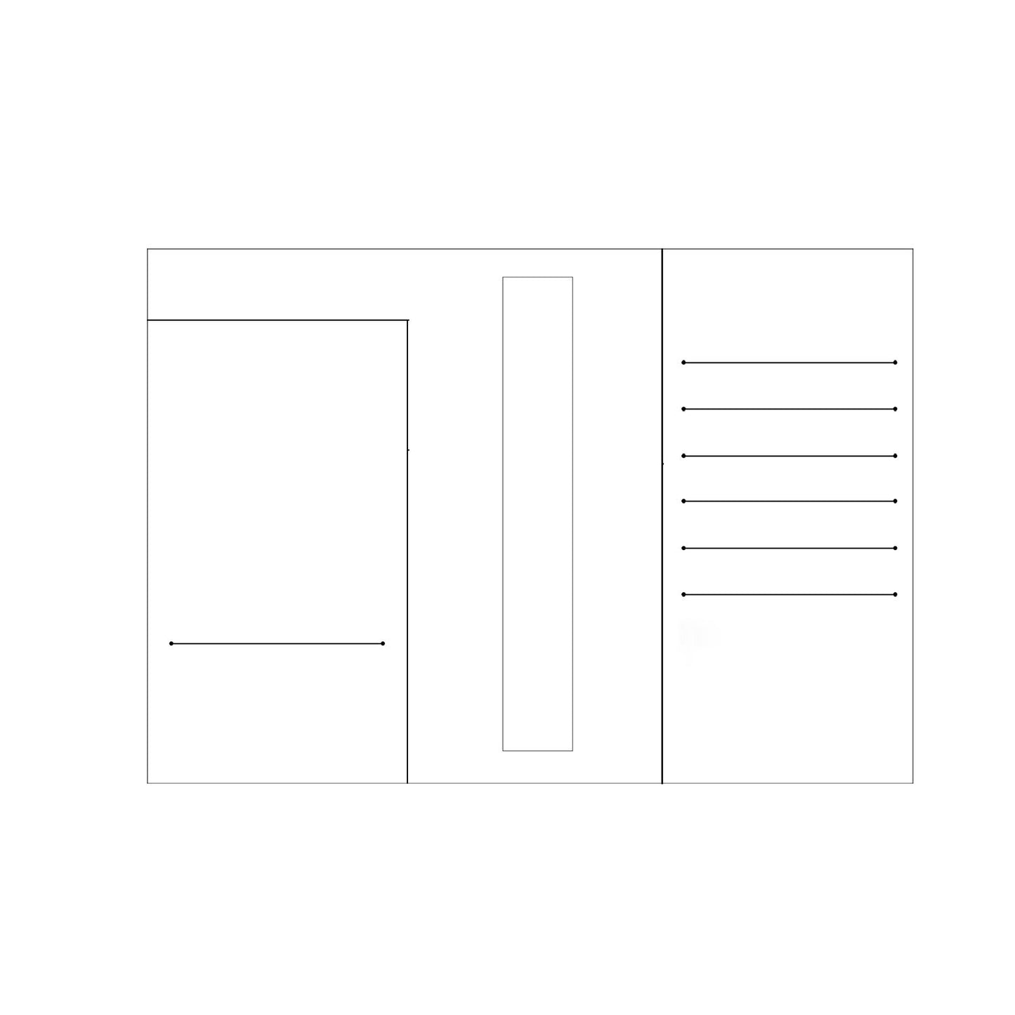 Box Leather Personal Size Planner with Brass Spine