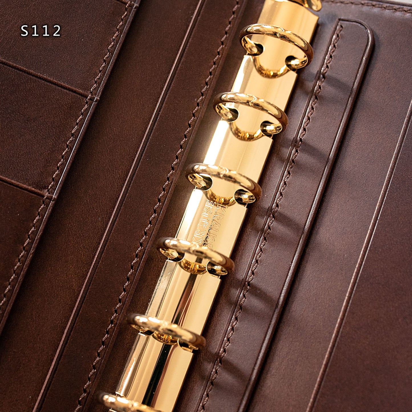Shell Cordovan Leather Pocket A7 Ring Planner | Ready Made