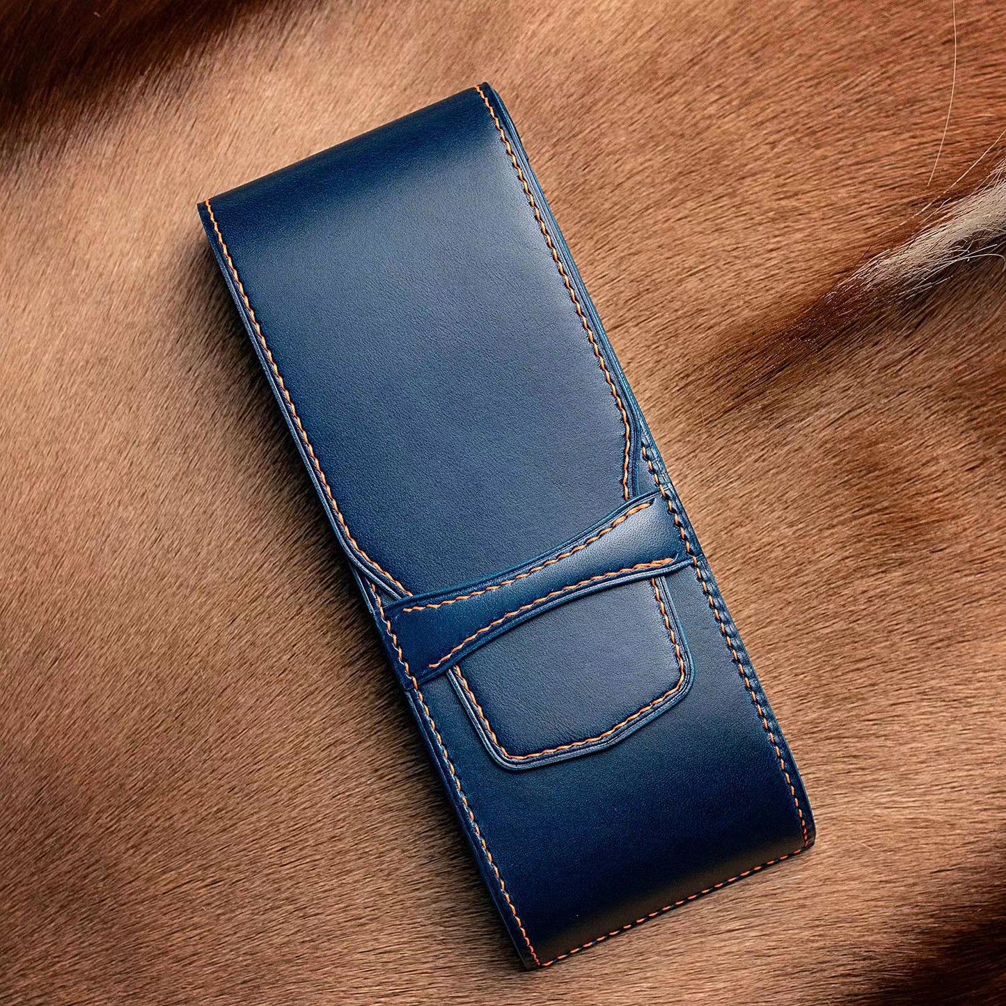 Ready Made Leather Fountain Pen Case for 3 Pens