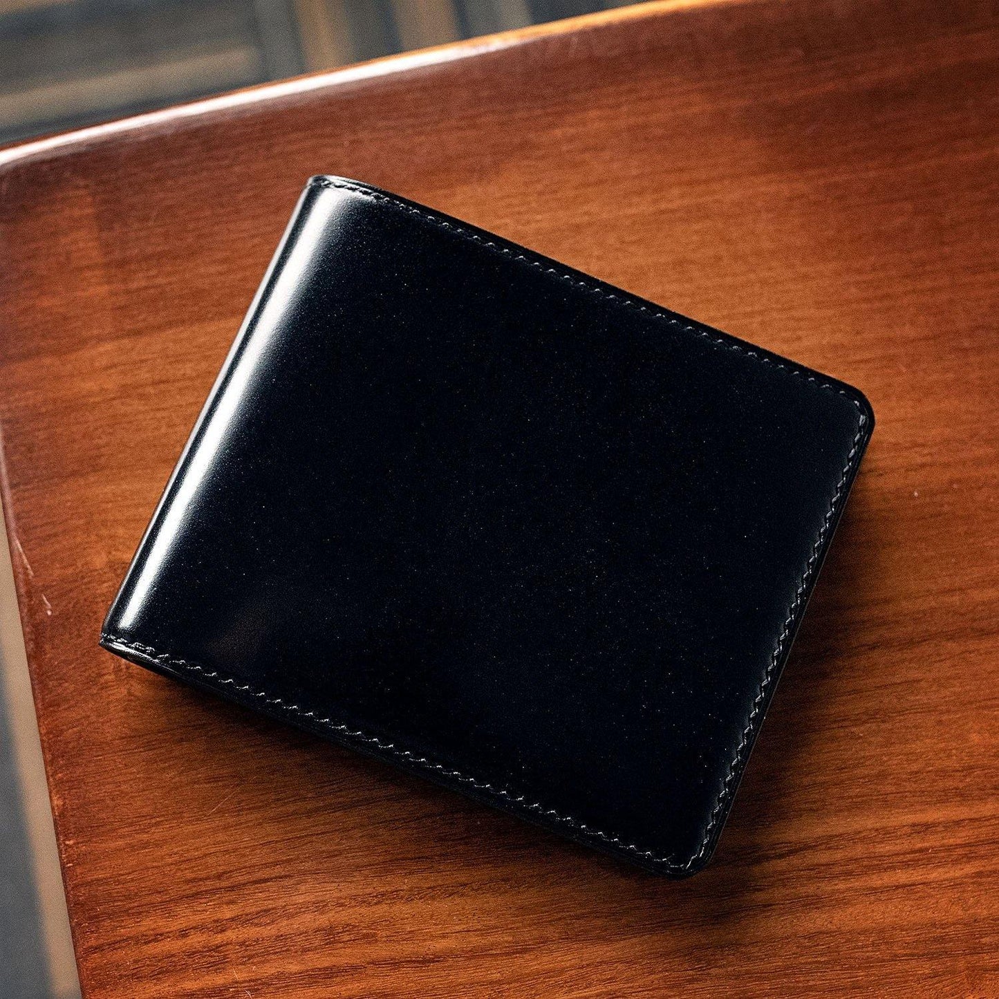 Shell Cordovan Classic Bifold Wallet - Libertaz Leathers