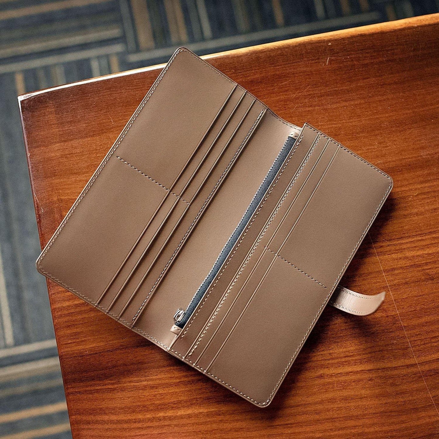 Shell Cordovan Long Wallet - Libertaz Leathers