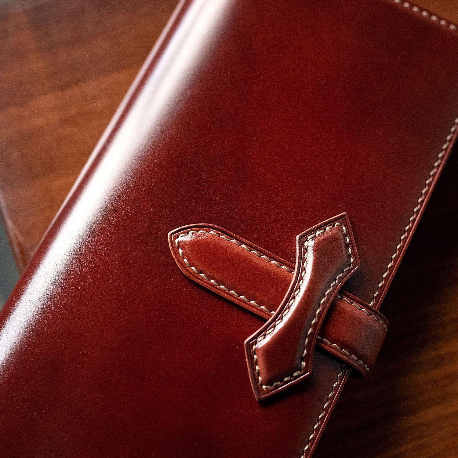 Shell Cordovan Long Wallet - Libertaz Leathers