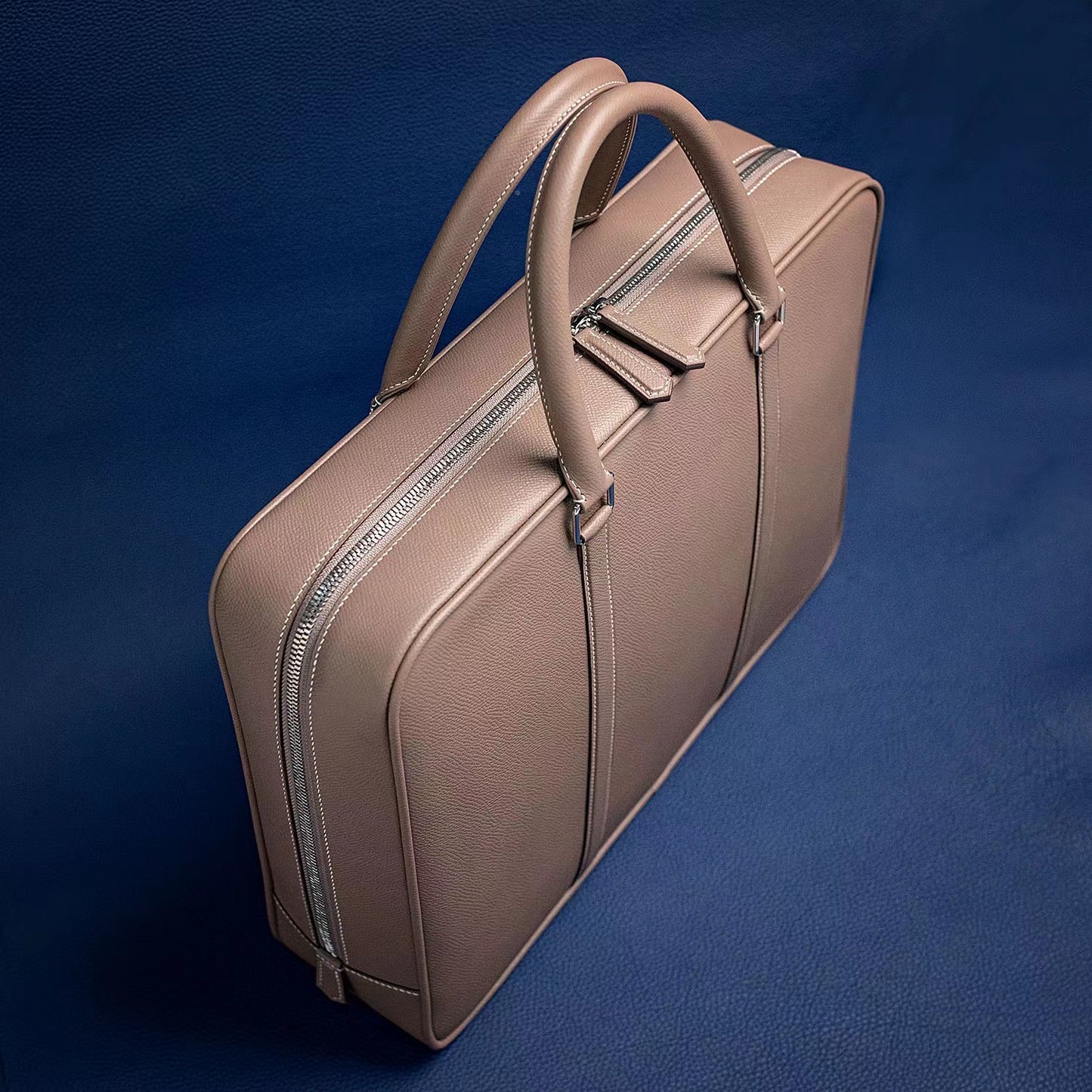 Ready Made - Handmade Epsom Leather Briefcase