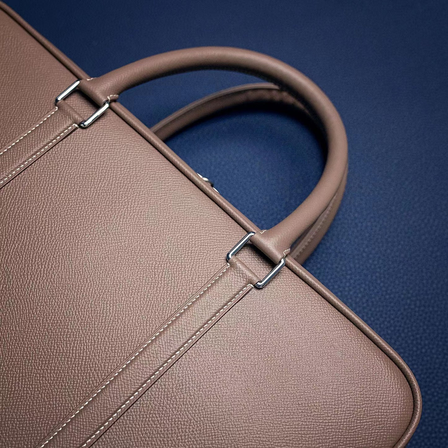 Ready Made - Handmade Epsom Leather Briefcase