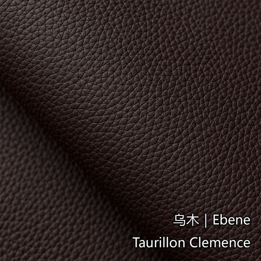 Custom made camera strap in Clemence leather