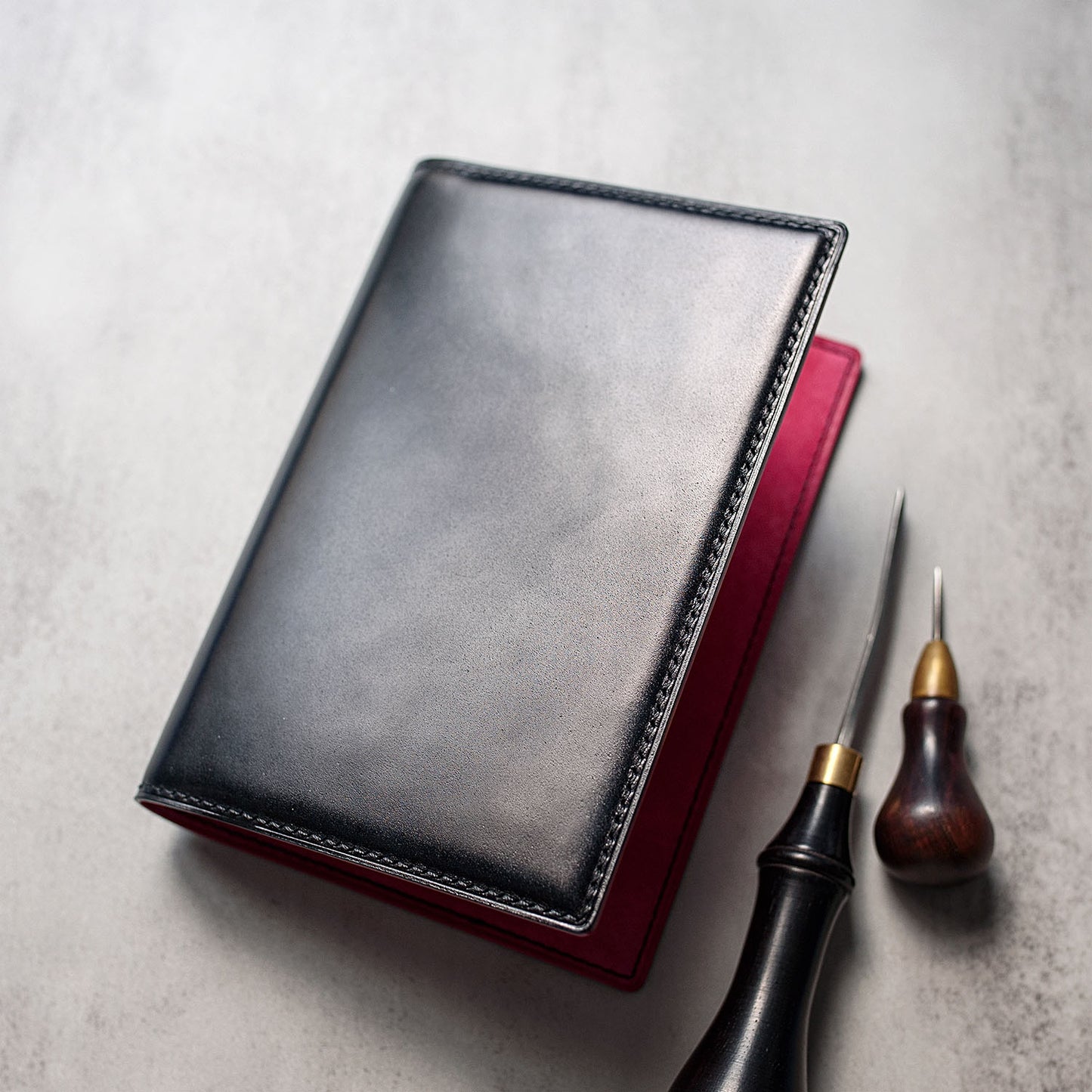 Shell Cordovan Leather Pocket A7 Ring Planner | Ready made