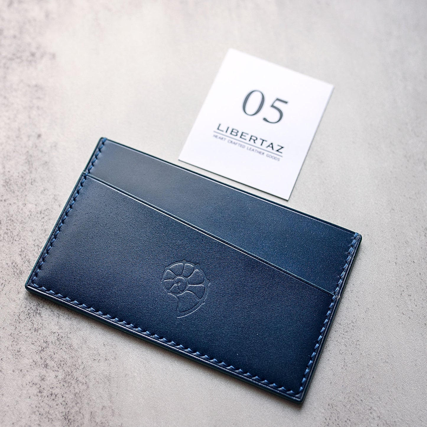 Shinki Hikaku Shell Cordovan Card Holder - Ready made