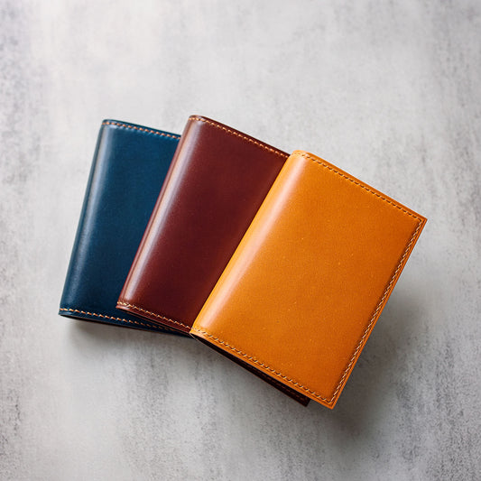 Shell Cordovan Bifold Card Holder | Ready made