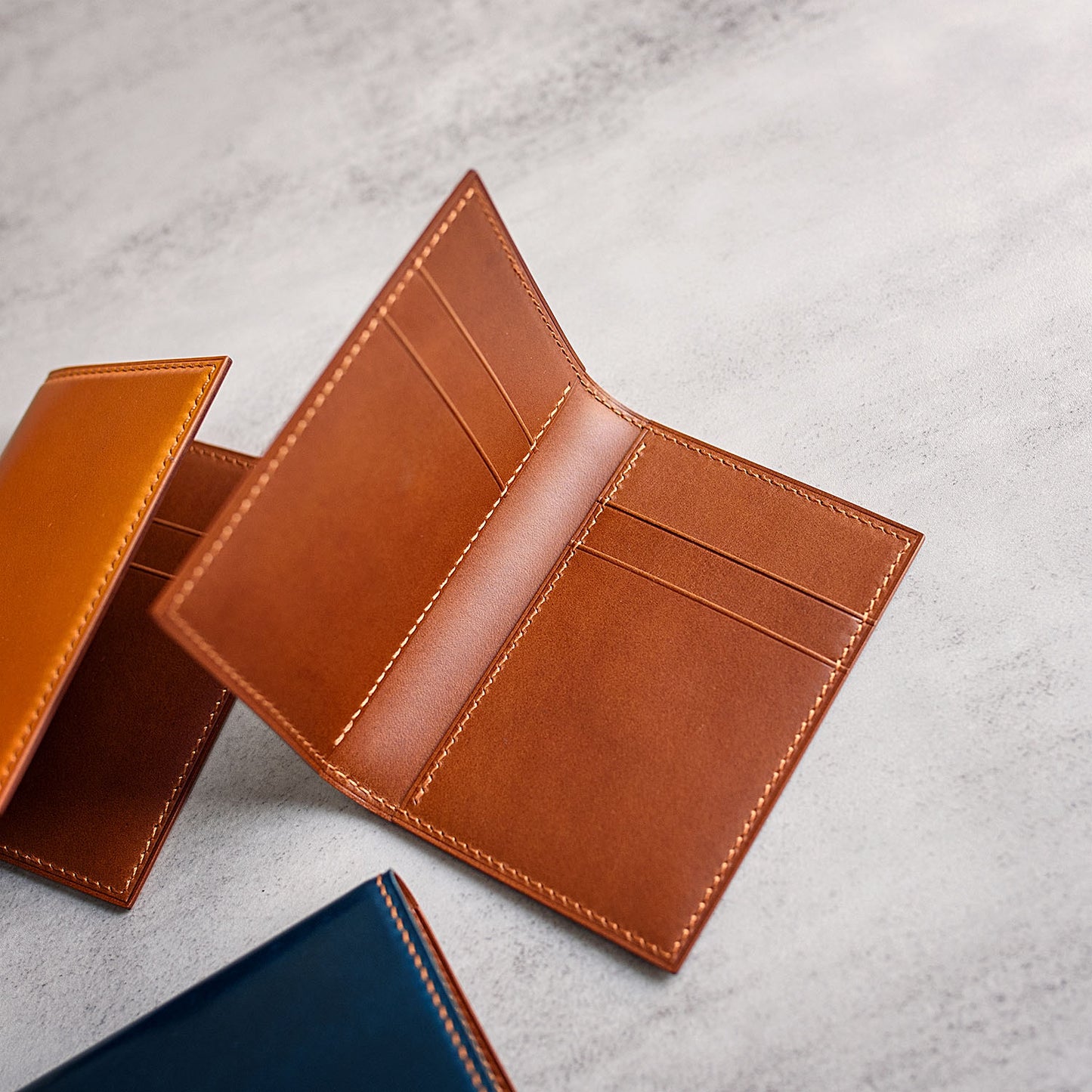Shell Cordovan Bifold Card Holder | Ready made