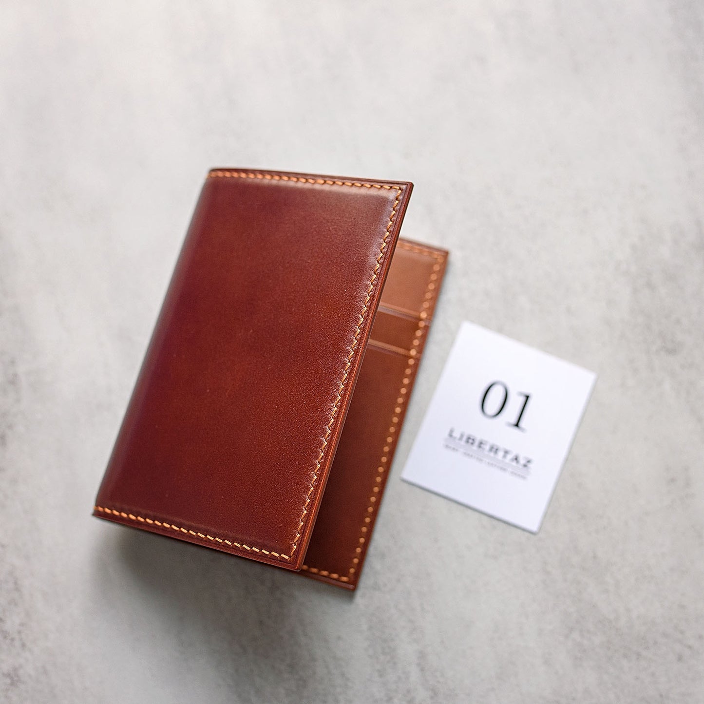 Shell Cordovan Bifold Card Holder | Ready made