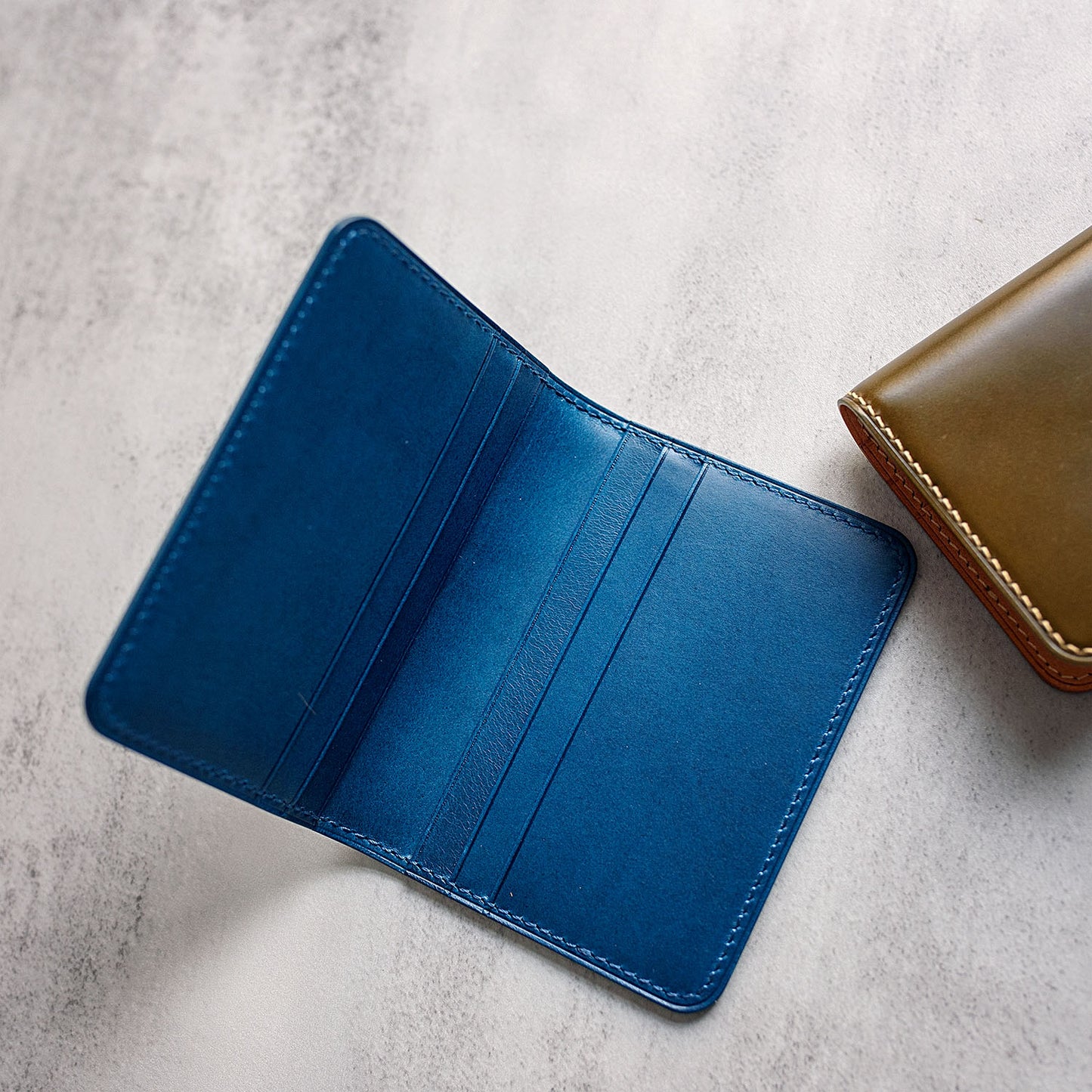 Shell Cordovan Bifold Card Holder | Ready made