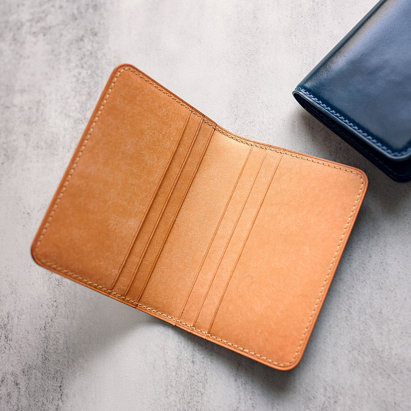Shell Cordovan Bifold Card Holder | Ready made