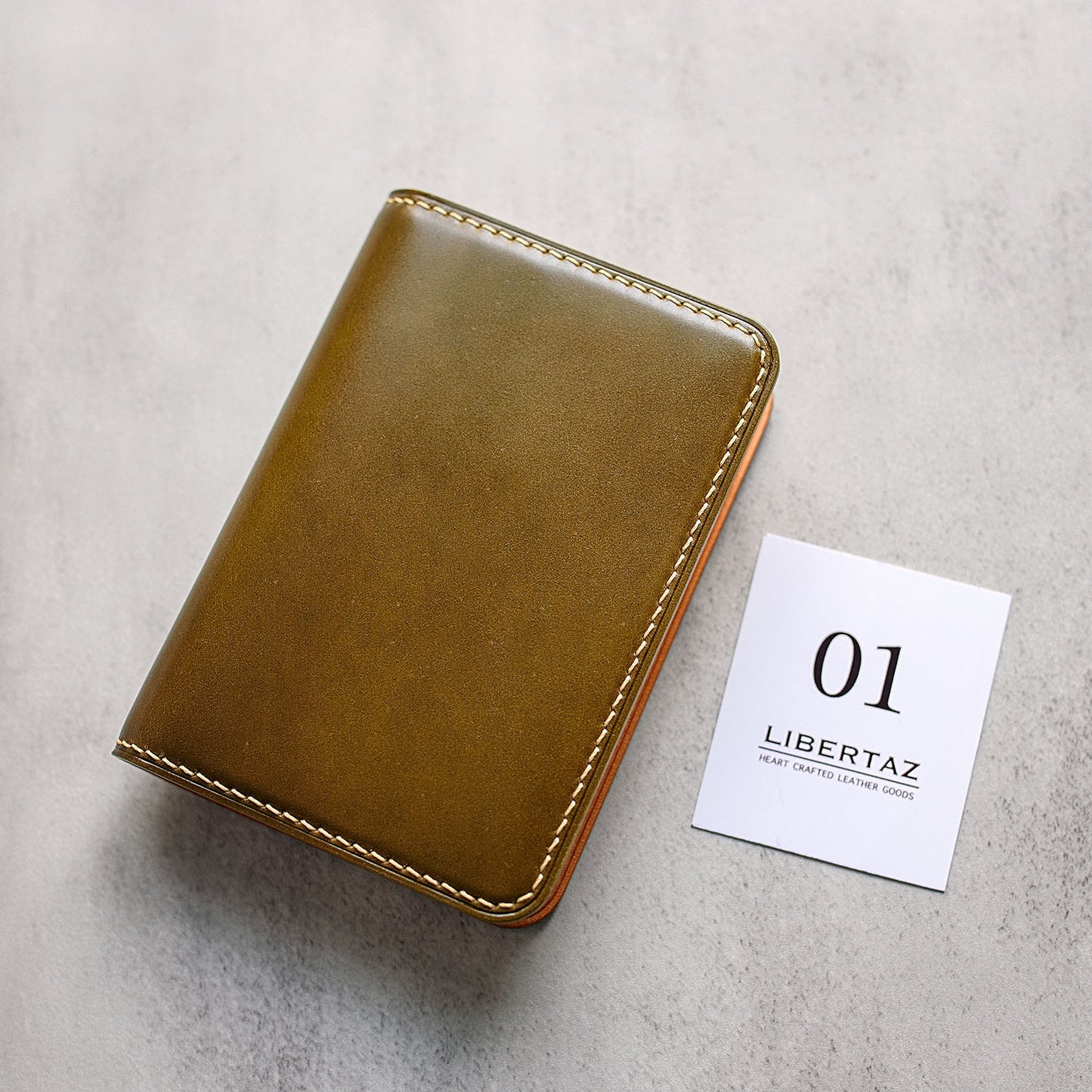 Shell Cordovan Bifold Card Holder | Ready made