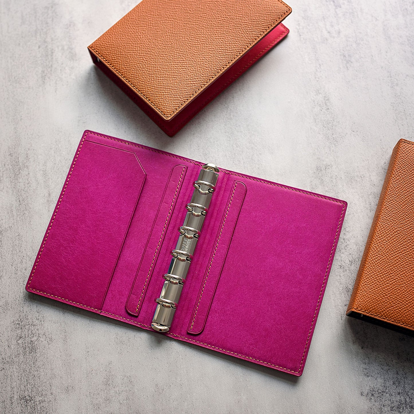 Shell Cordovan Leather Pocket A7 Ring Planner | Ready made