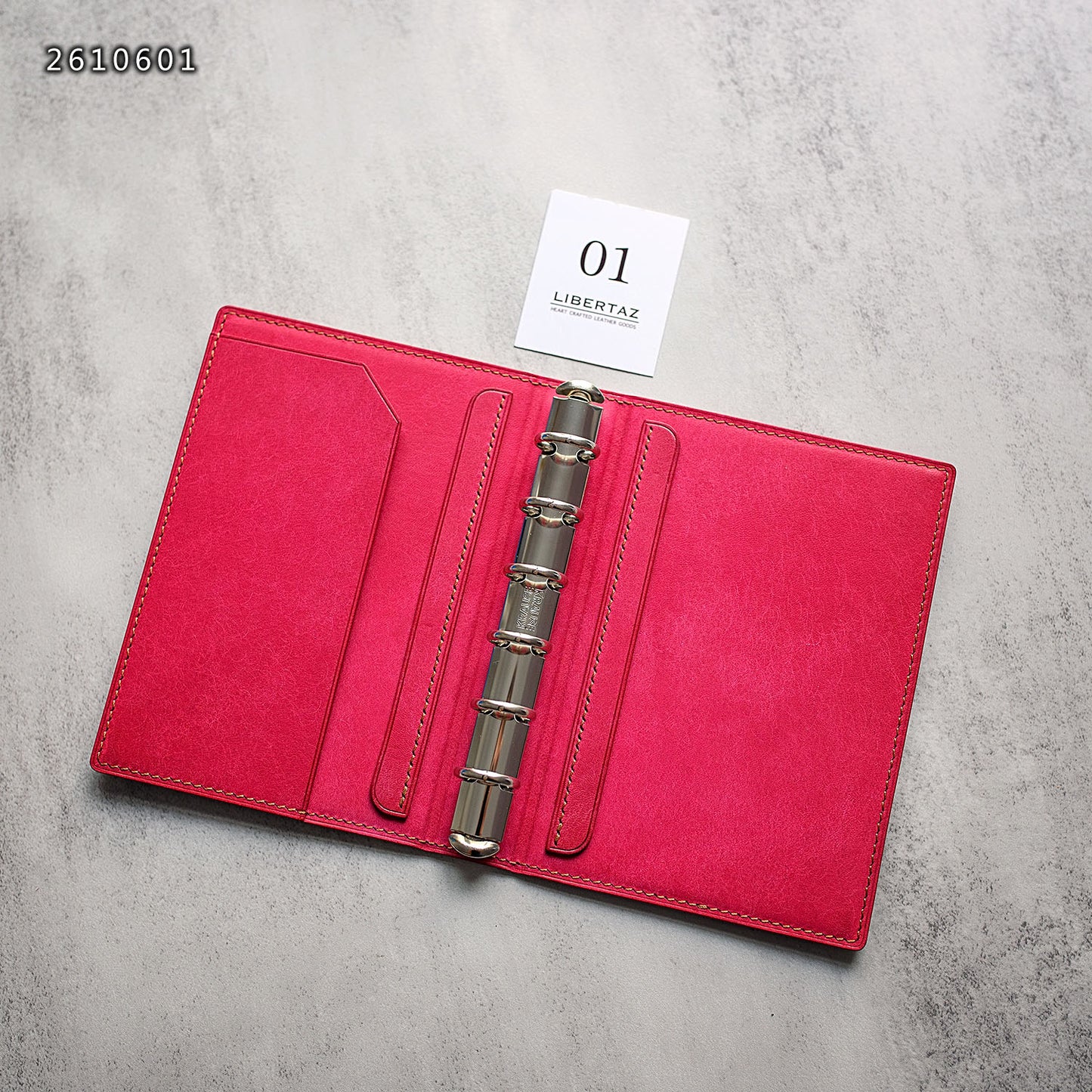 Shell Cordovan Leather Pocket A7 Ring Planner | Ready made