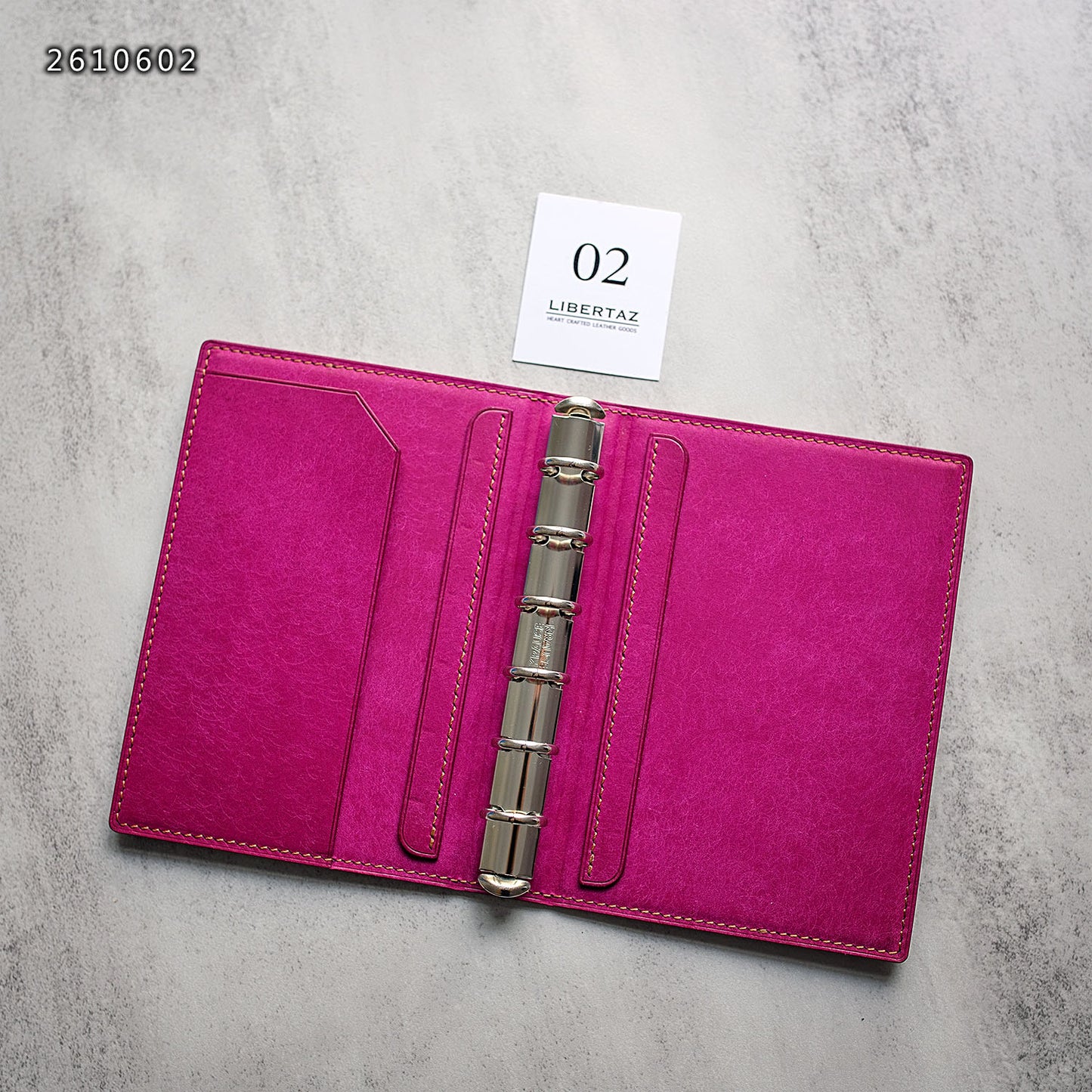 Shell Cordovan Leather Pocket A7 Ring Planner | Ready made
