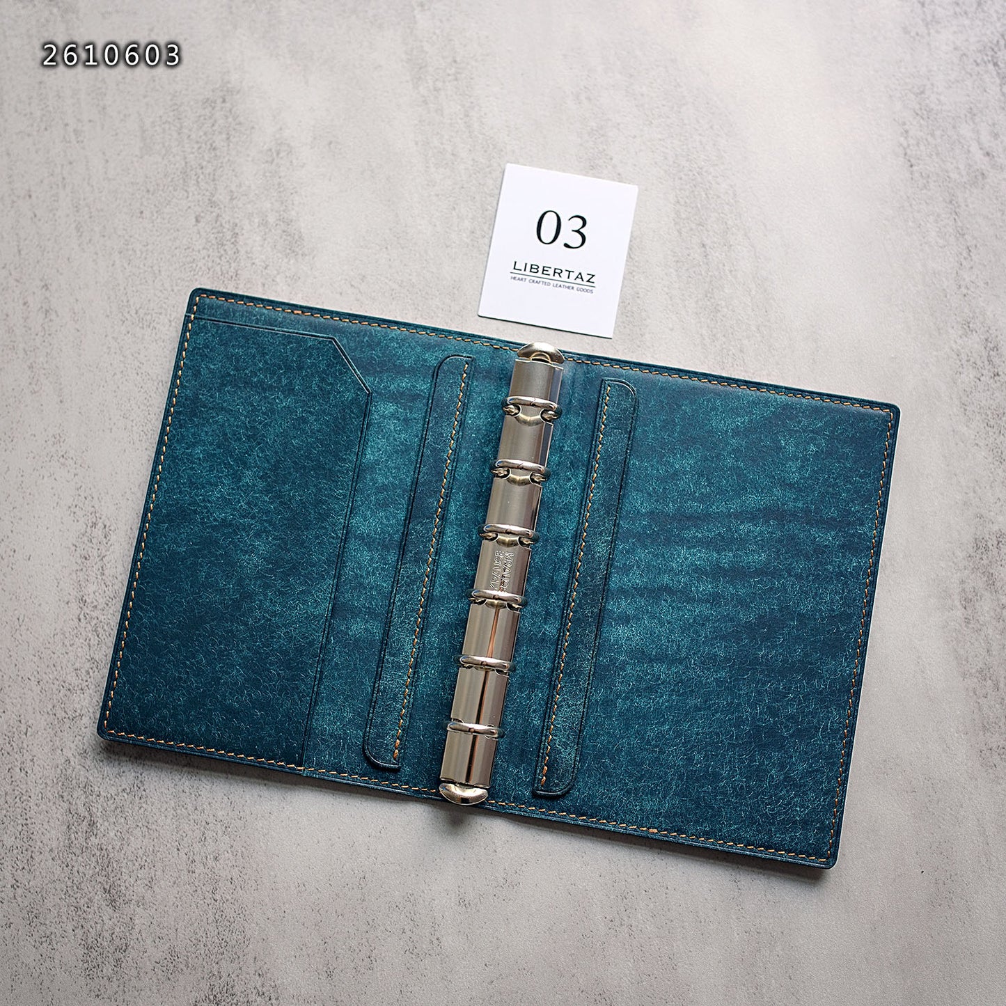 Shell Cordovan Leather Pocket A7 Ring Planner | Ready made