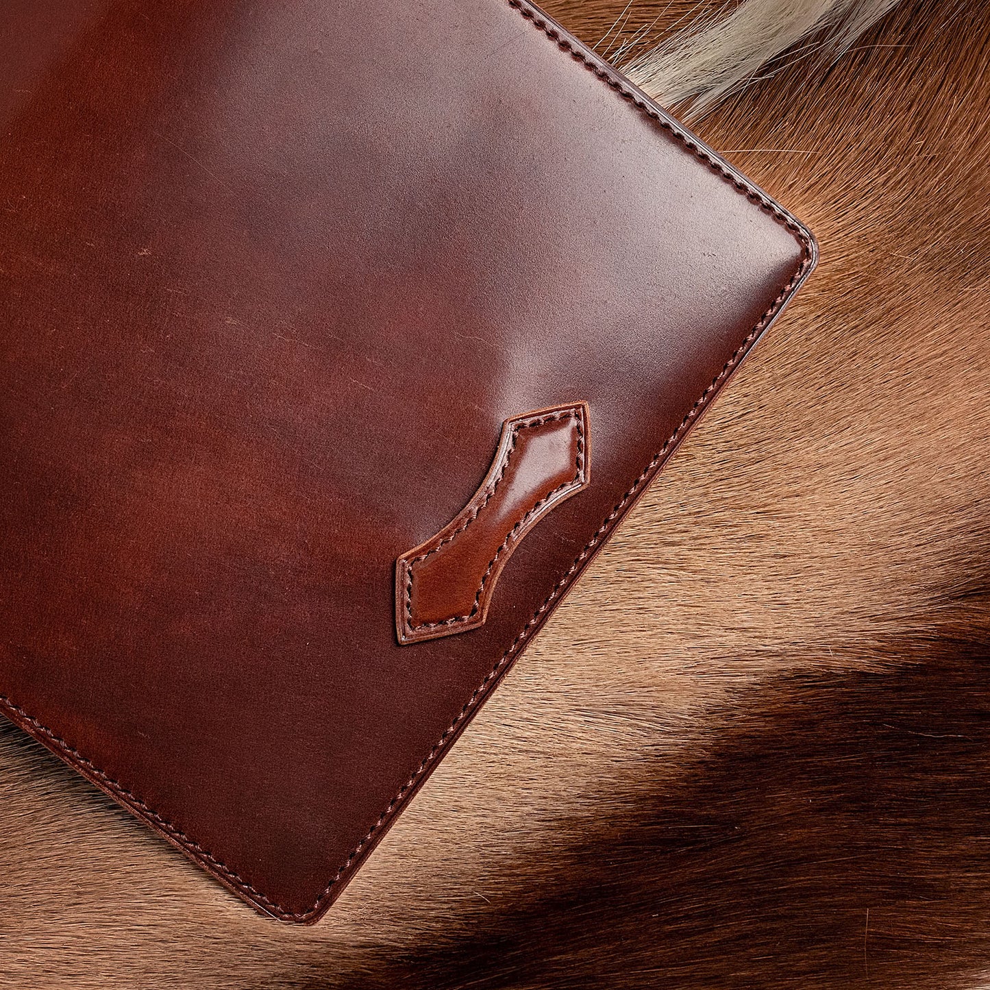 Horween Shell Cordovan Leather Journal Cover | Standard Layout