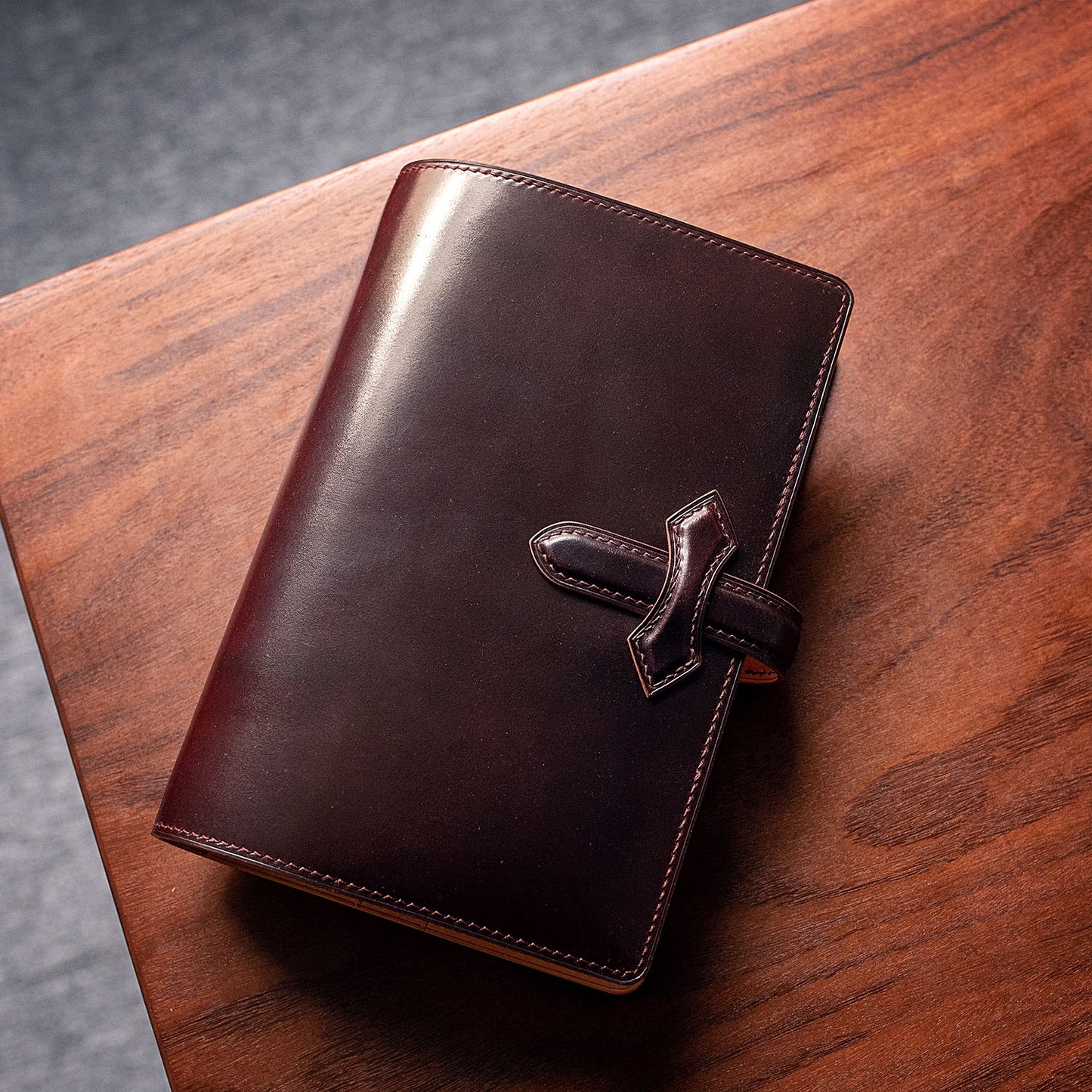 Horween Shell Cordovan Leather Journal Cover | Standard Layout