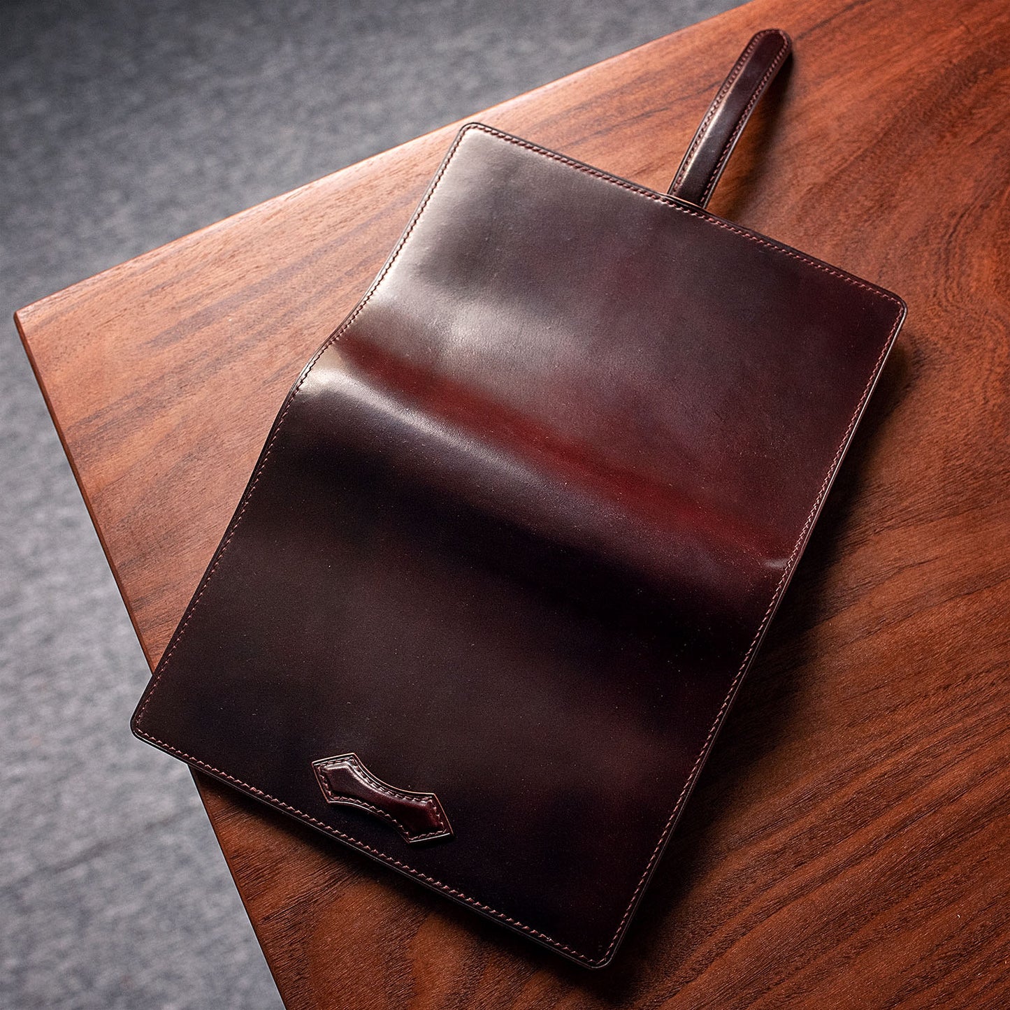 Horween Shell Cordovan Leather Journal Cover | Standard Layout