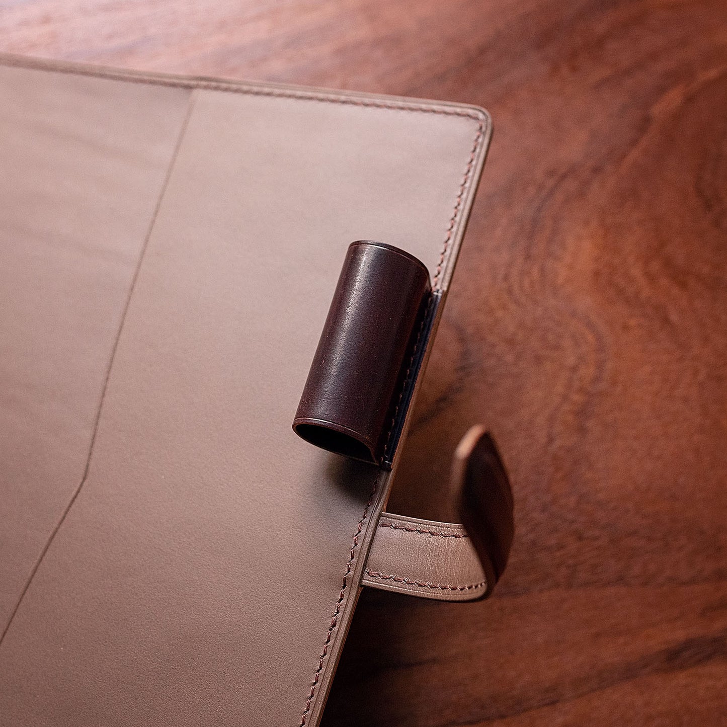 Horween Shell Cordovan Leather Journal Cover | Standard Layout