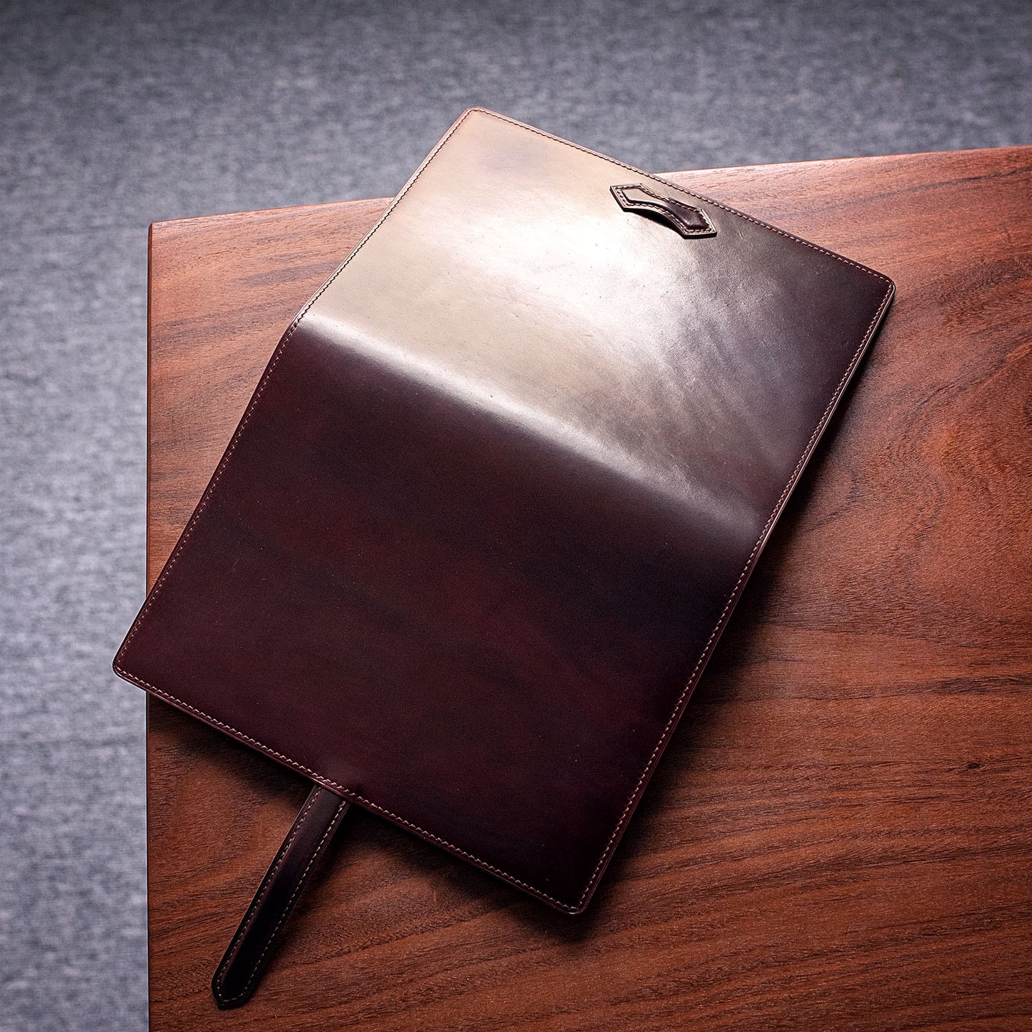 Horween Shell Cordovan Leather Journal Cover | Standard Layout