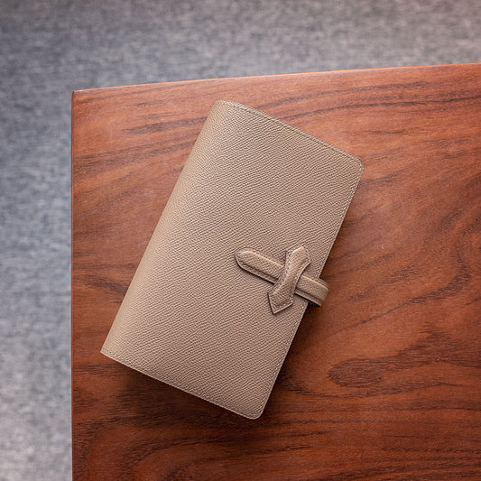 Handmade Epsom Leather Journal Cover for B6 Slim Notebook | Ready-to-Ship