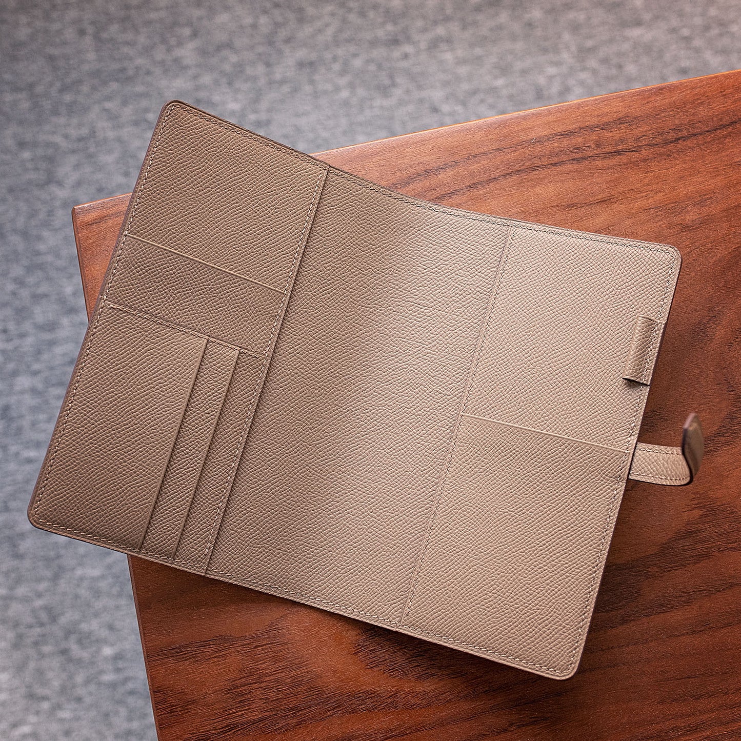 Handmade Epsom Leather Journal Cover for B6 Slim Notebook | Ready-to-Ship