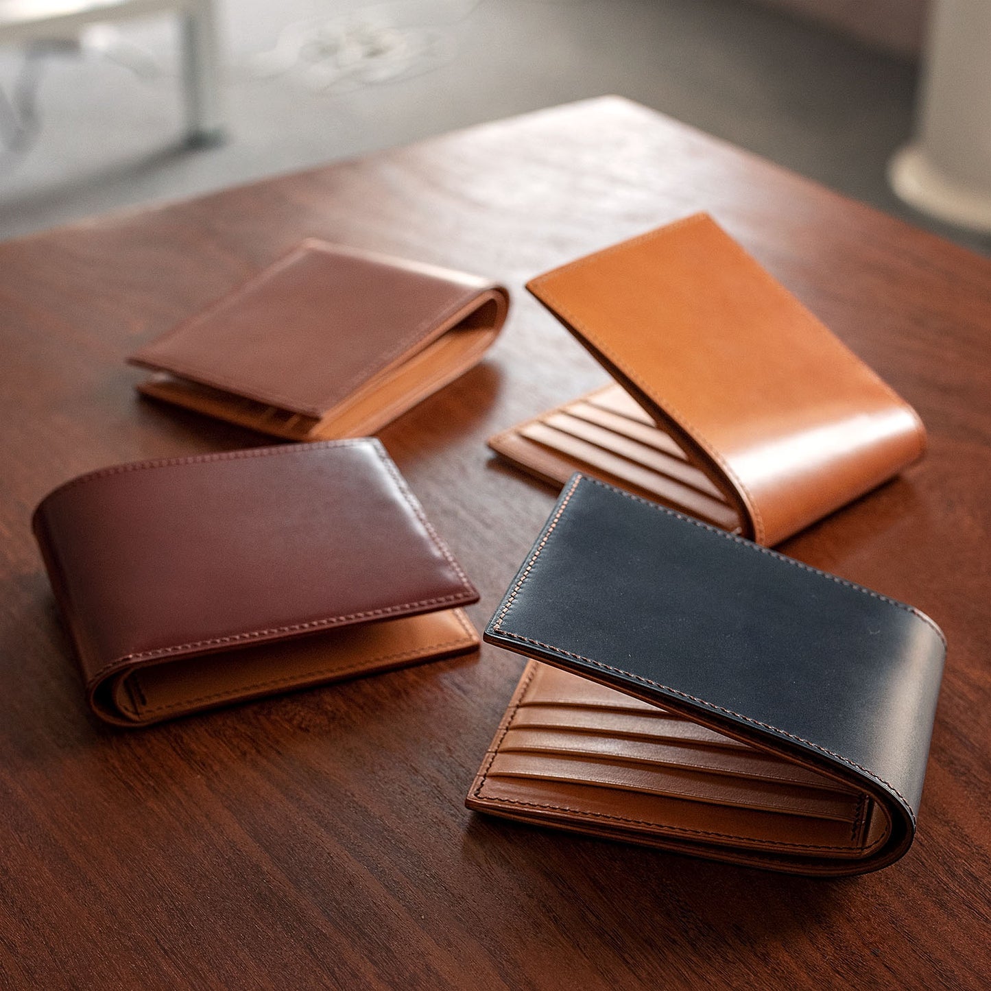 Special Discount - Handmade Classic Leather Bifold Wallet with 8 Card Slots with Minor Imperfections