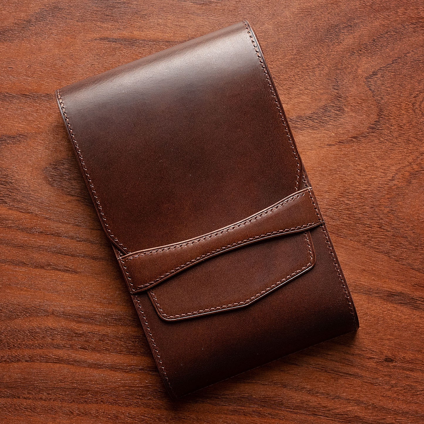 Leather Fountain Pen Case for 5 Pens