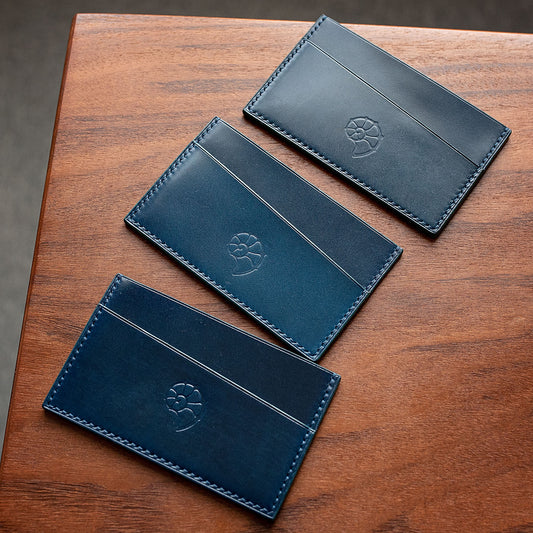 Shinki Hikaku Shell Cordovan Card Holder - Ready made