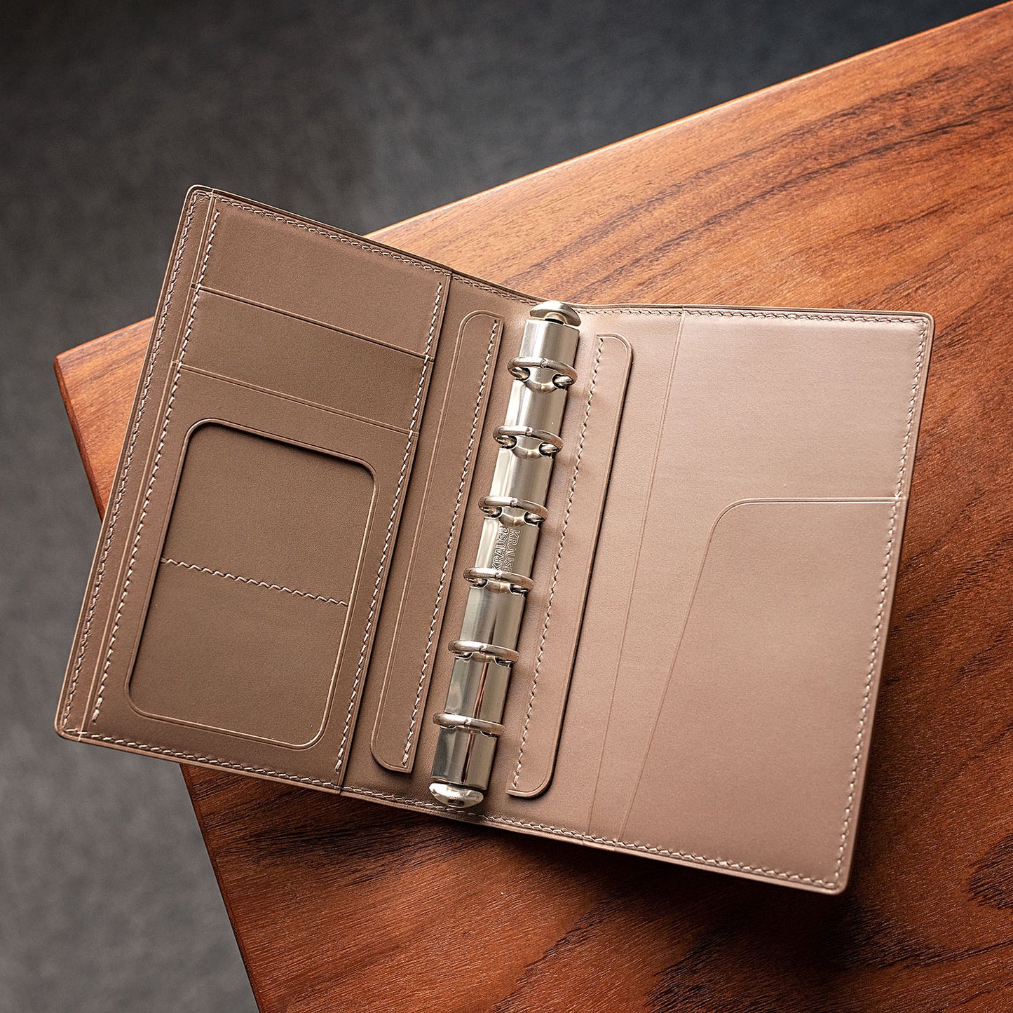 Shell Cordovan Leather Pocket A7 Ring Planner | Ready made