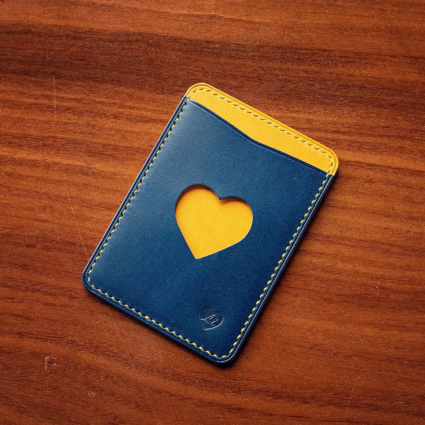 Leather Card Holder "Heart Holder" | Ready-to-Ship