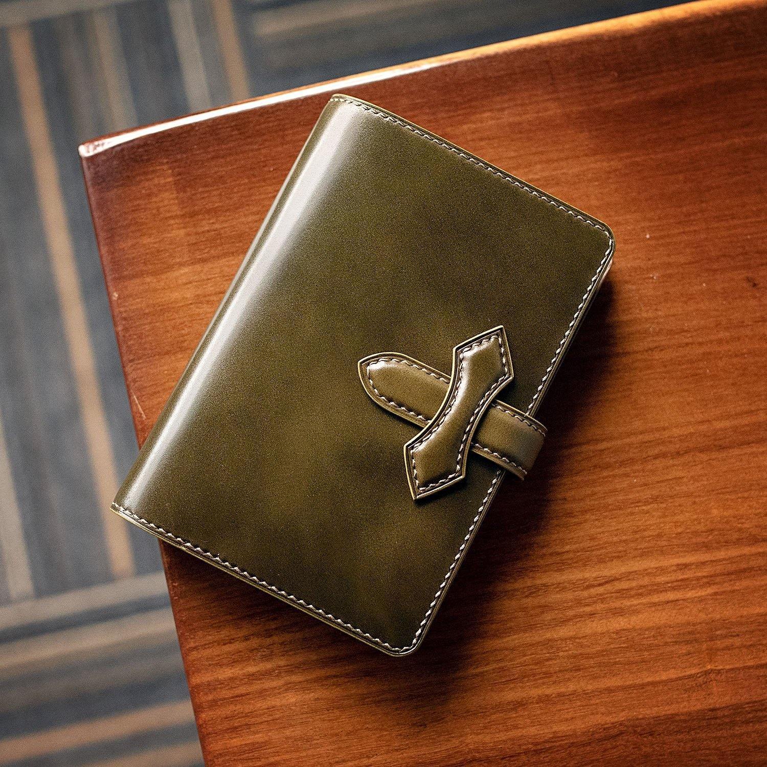 Aikido Kanji on Leather Passport Wallet – steeluniqueshop