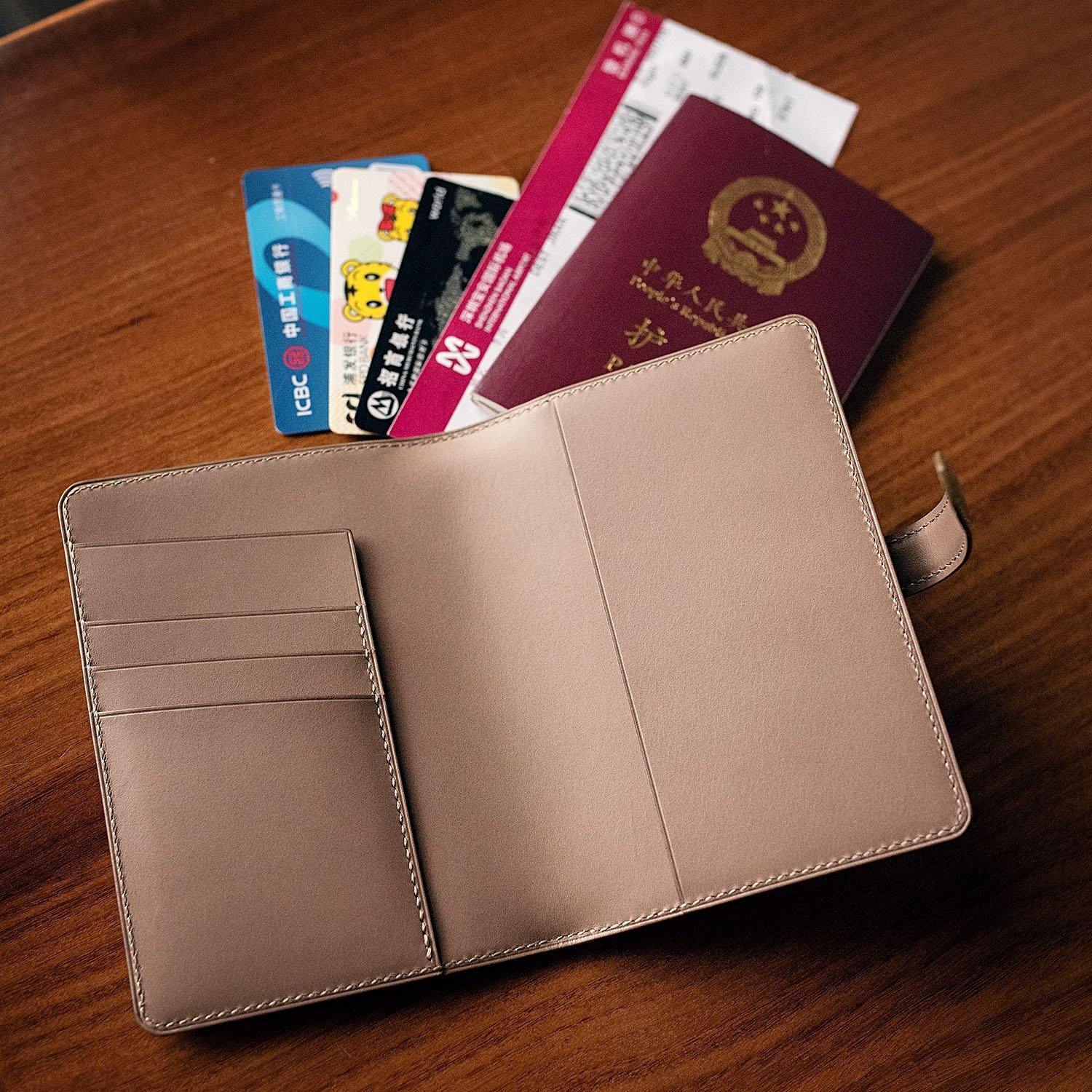 Shell Cordovan Passport Holder - Libertaz Leathers