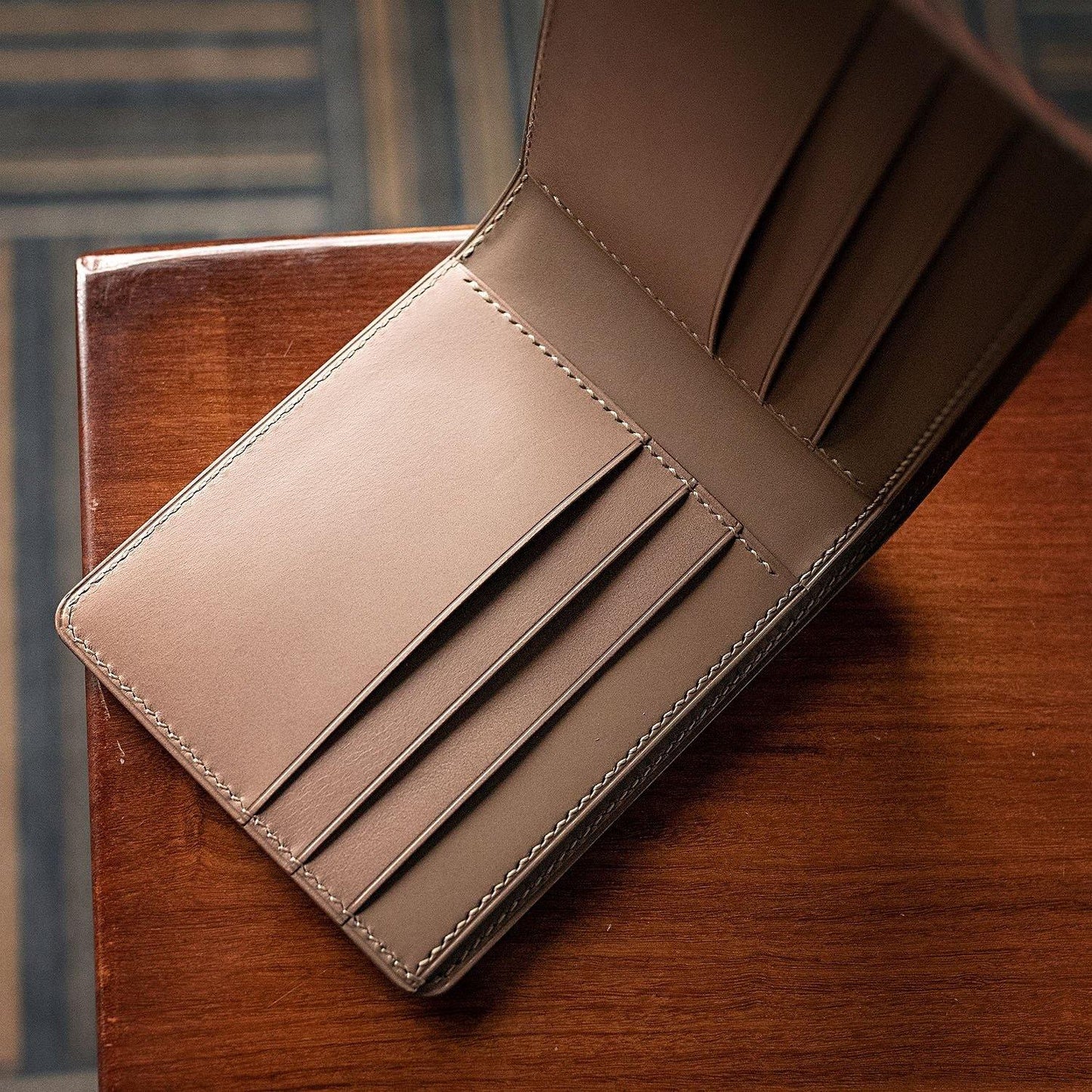 Shell Cordovan Classic Bifold Wallet - Libertaz Leathers