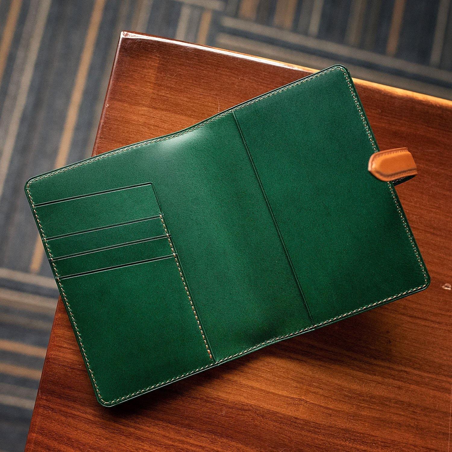 Shell Cordovan Passport Holder - Libertaz Leathers