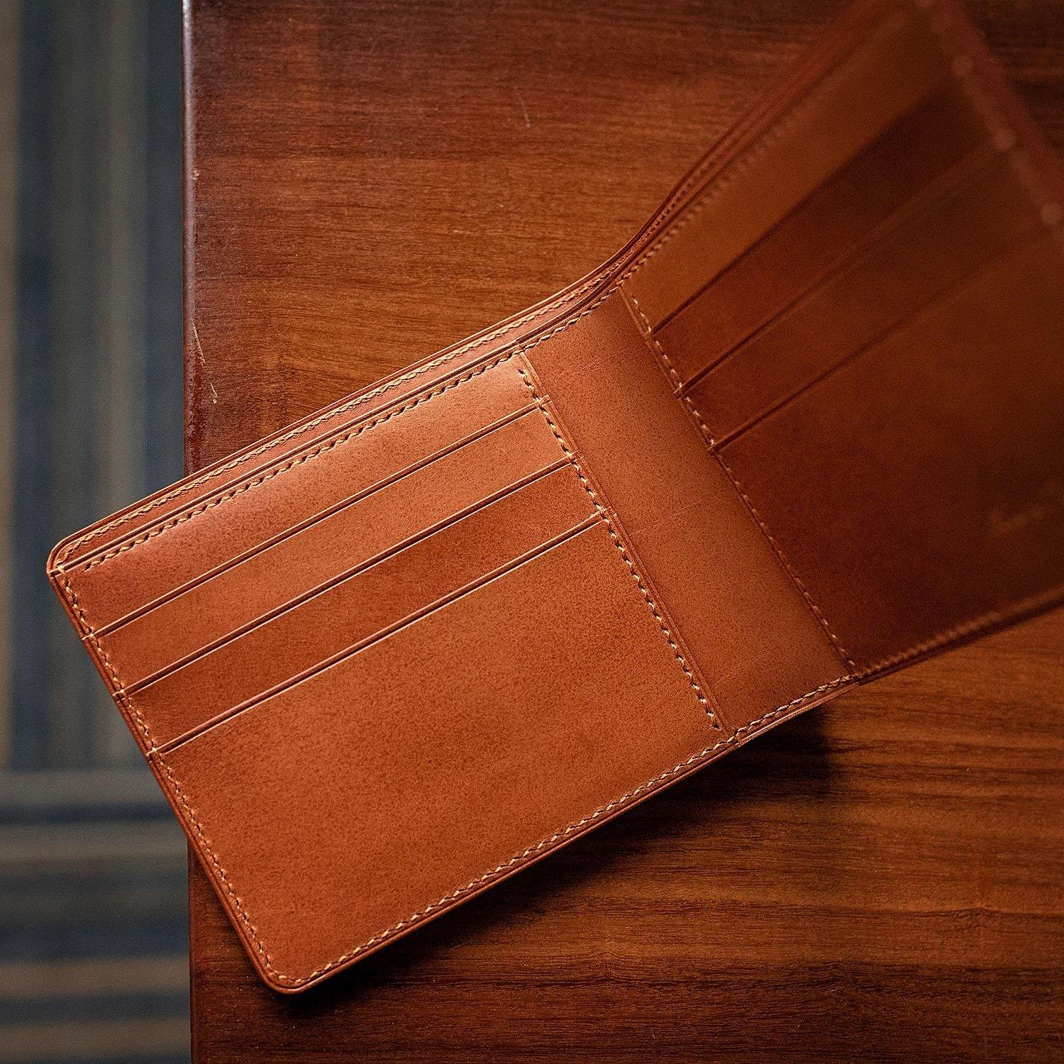 Classic Leather Bifold Wallet - Libertaz Leathers