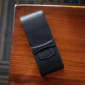 Leather Fountain Pen Case for 3 Pens