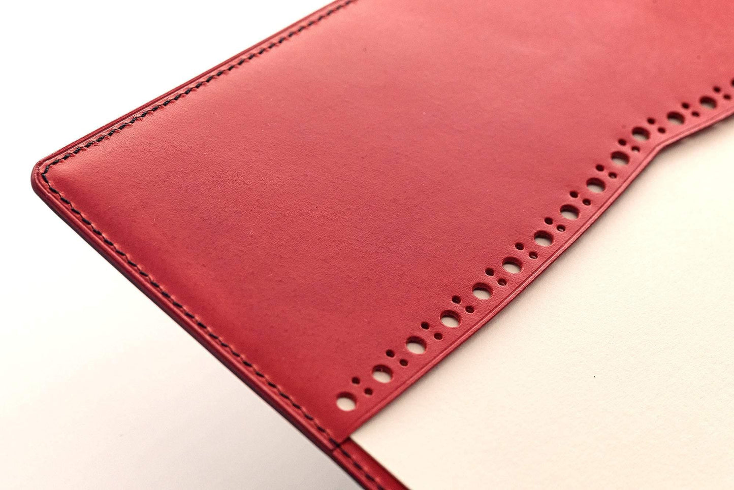 Brogue Styled Journal Cover - Libertaz Leathers