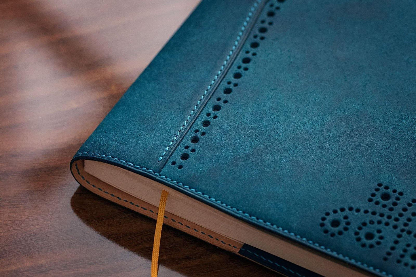 Brogue Styled Journal Cover - Libertaz Leathers